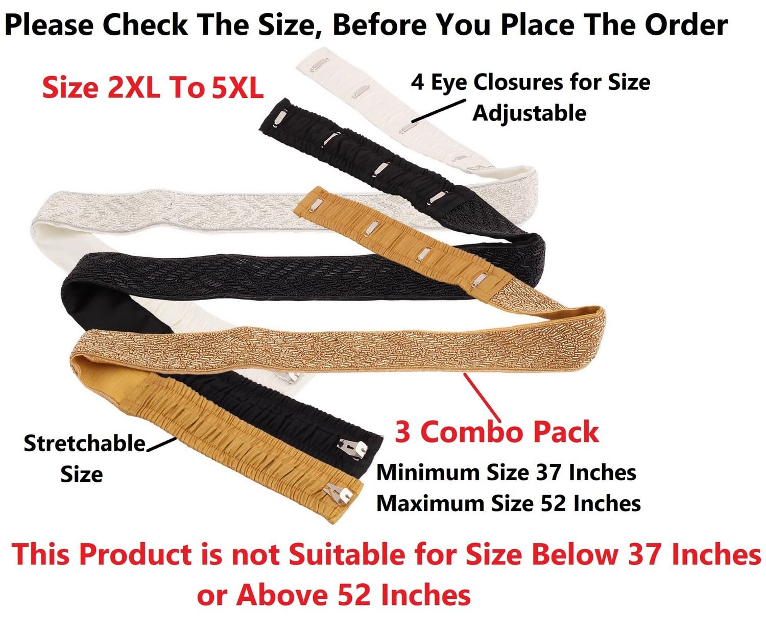 VAMA Women's Cloth Belt for Saree & Lehenga - Image 3