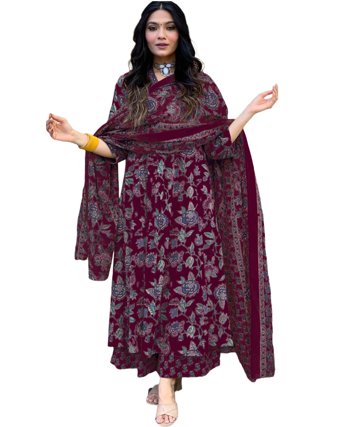 Anarkali Kurta Palazzo Set for Women