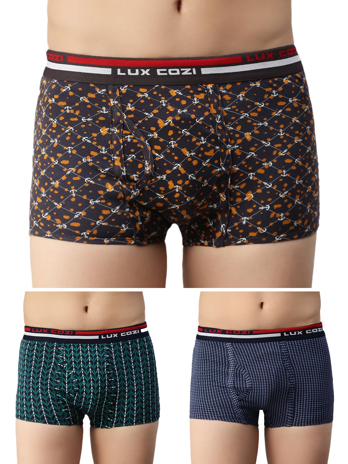 Lux Cozi Men's Assorted Printed Trunk