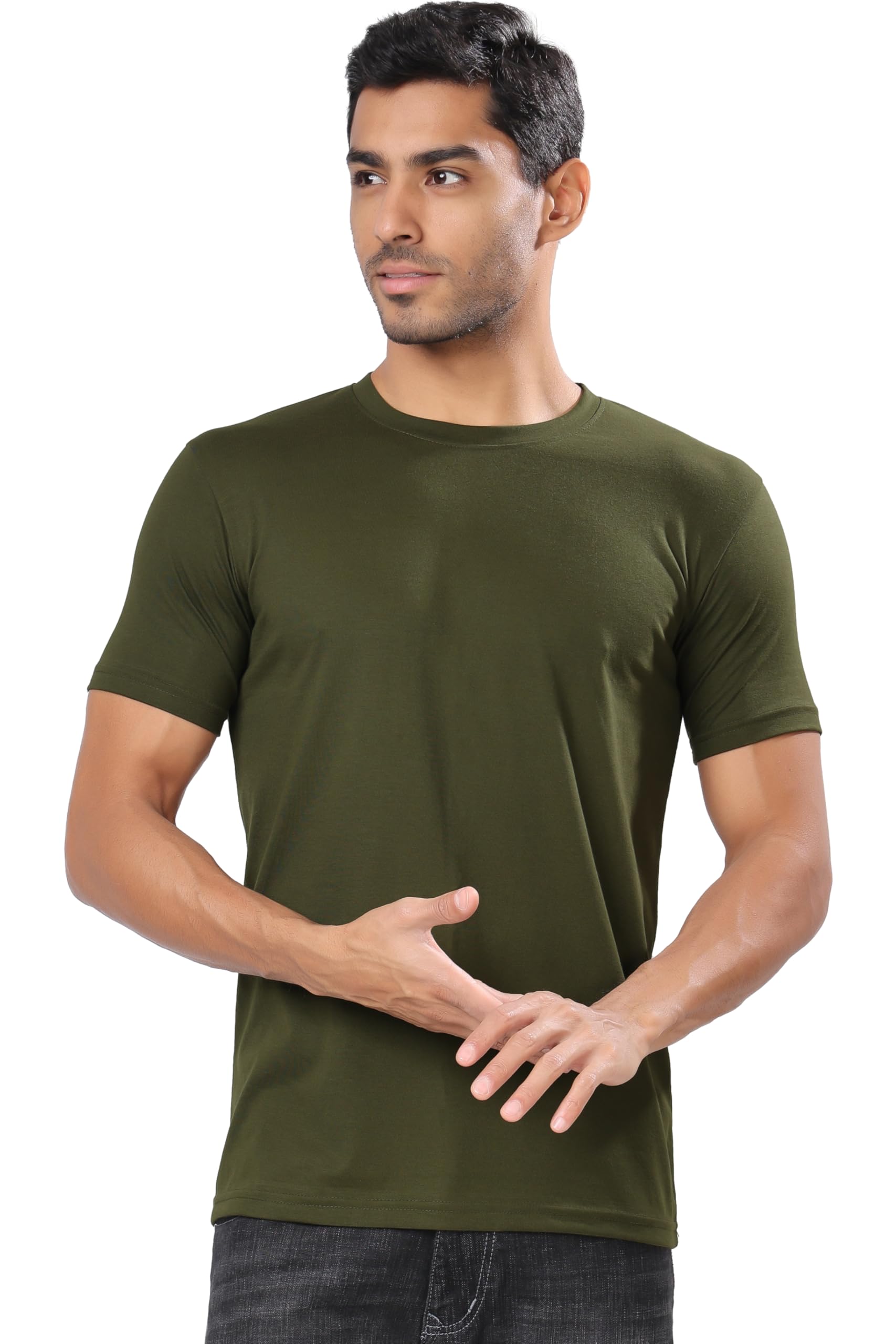 London Hills Men T-Shirt - Olive Green