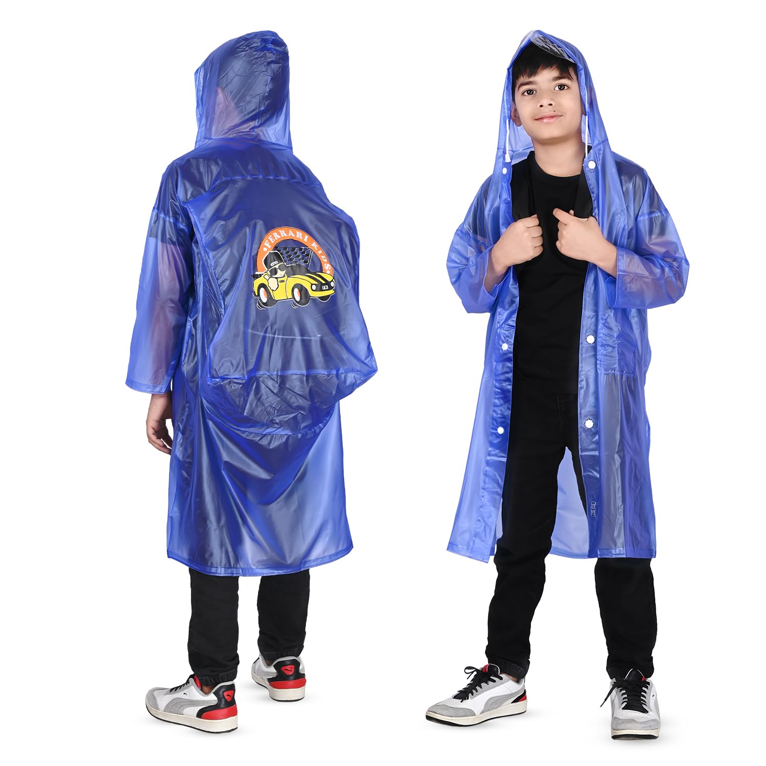 HACER Ferrari Raincoat for Kids - Waterproof