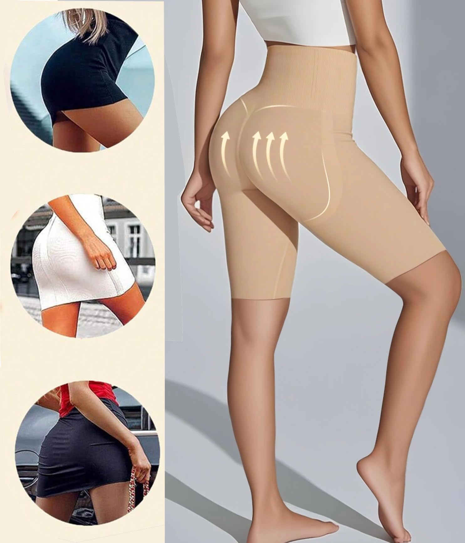 HSR High-Waist Shaping Shorts for Women - Image 3