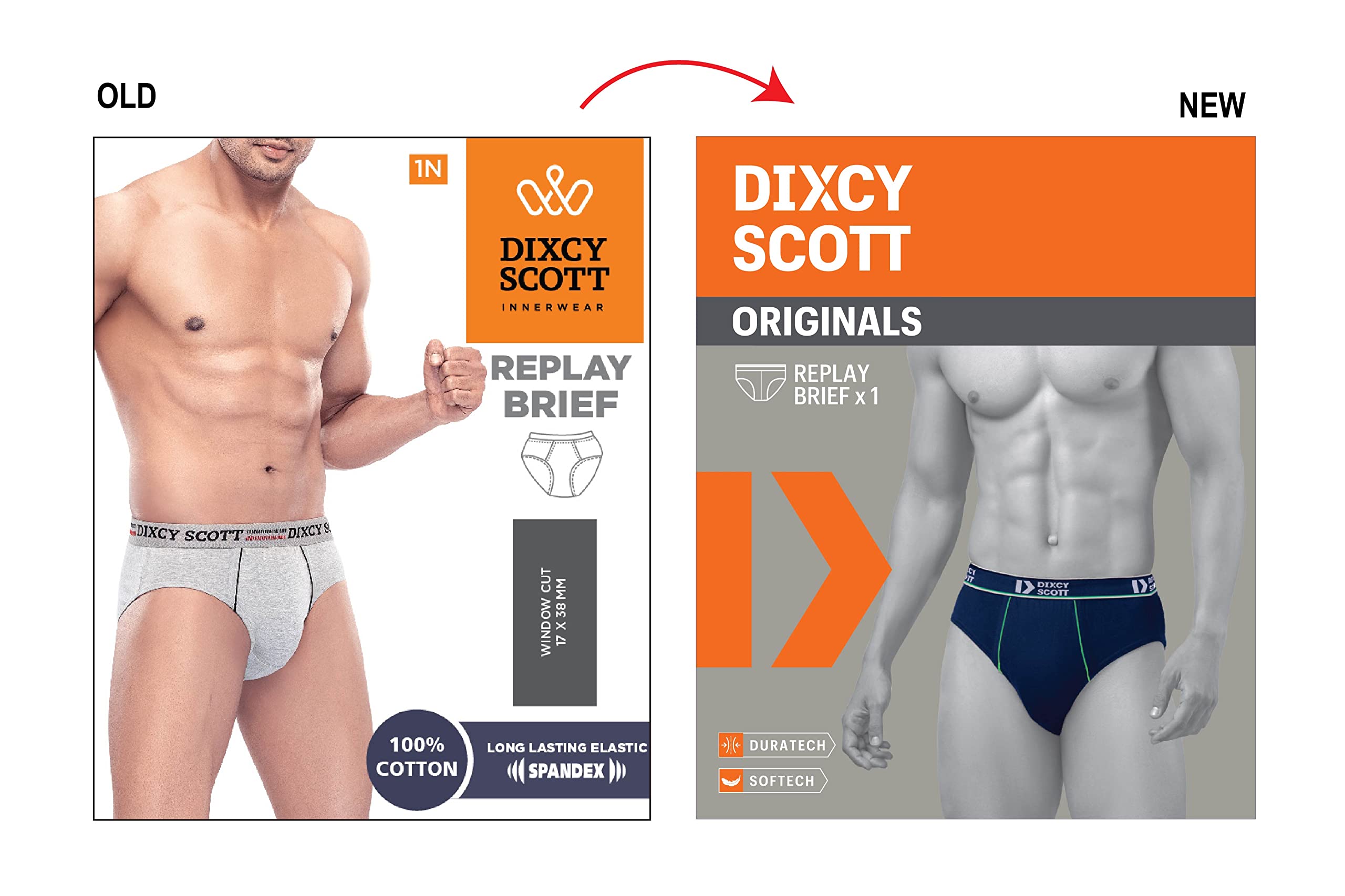 Dixcy Scott Men Brief - Black - Image 5