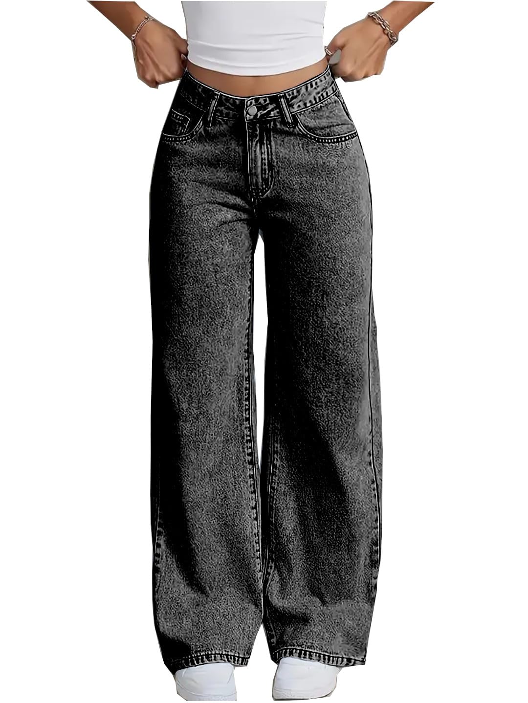 Nifty Women's High Waist Dark Wash Jeans