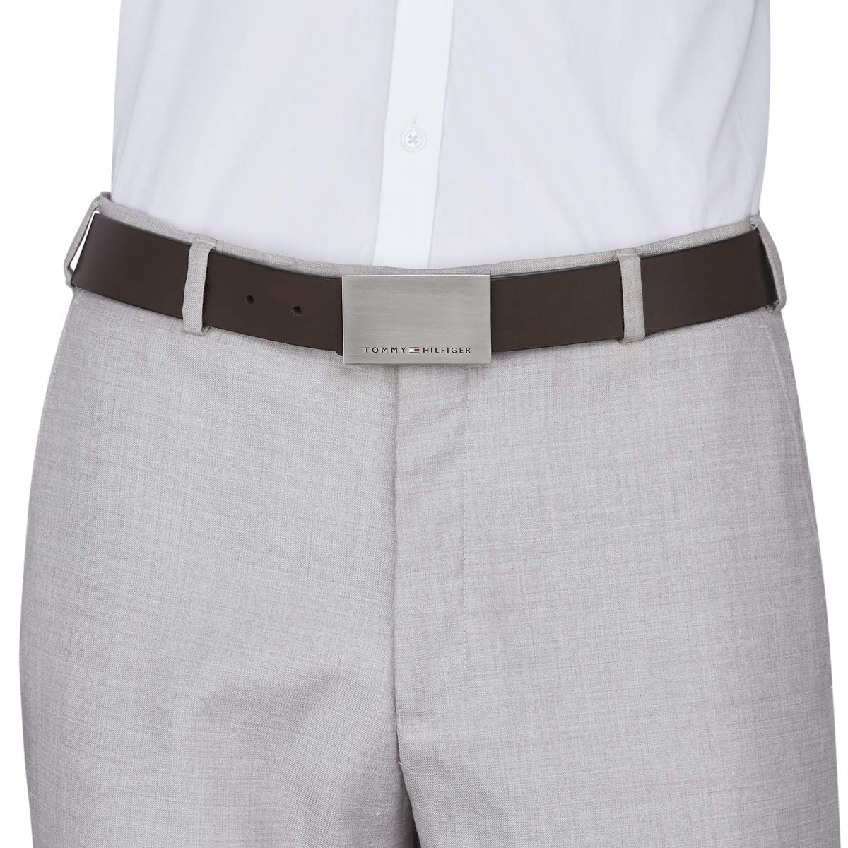 Tommy Hilfiger Men's Leather Belt - Brown - Image 5