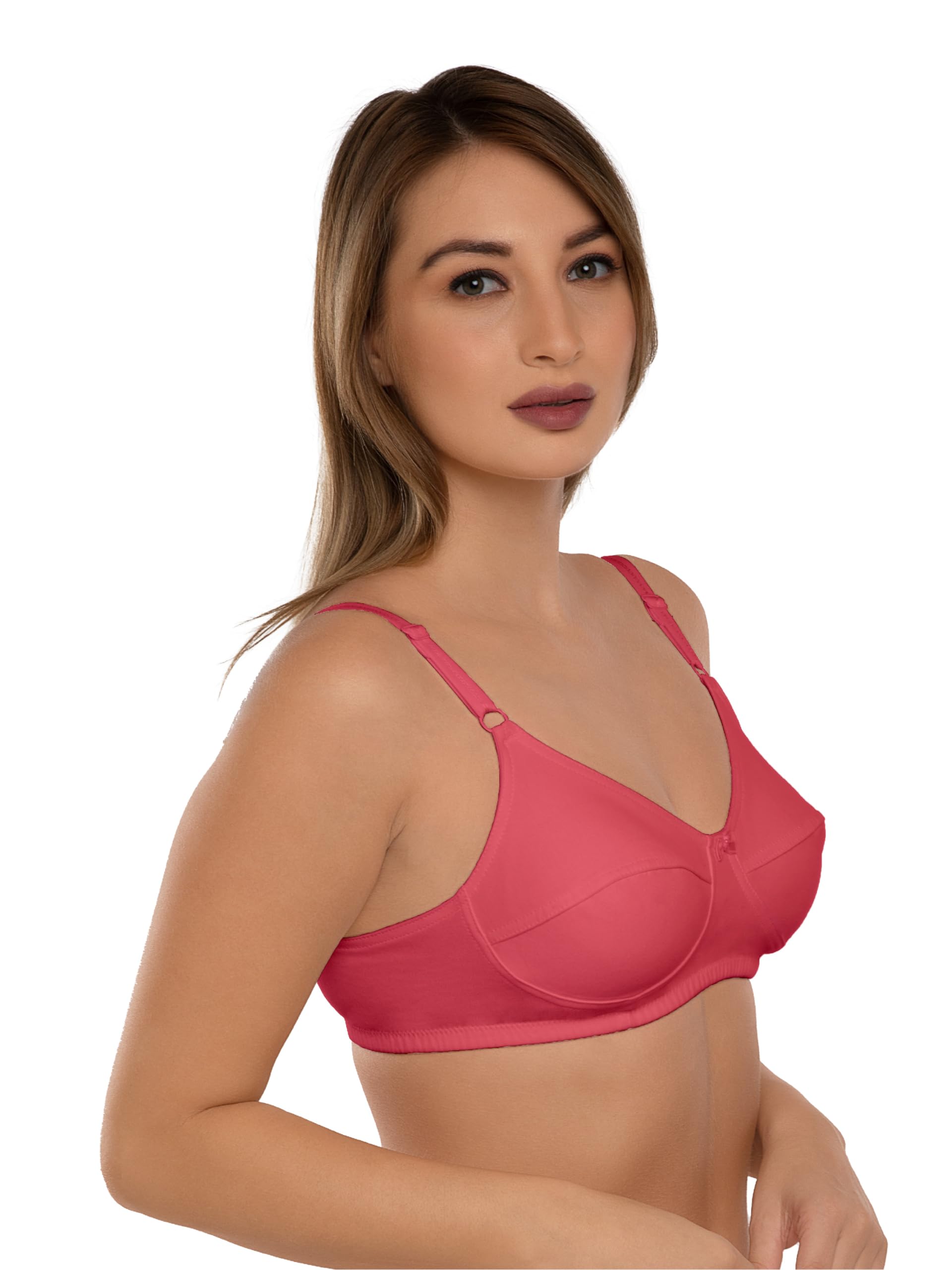 DAISY DEE Women's Cotton Non-Wired Bra - Carrot - Image 4