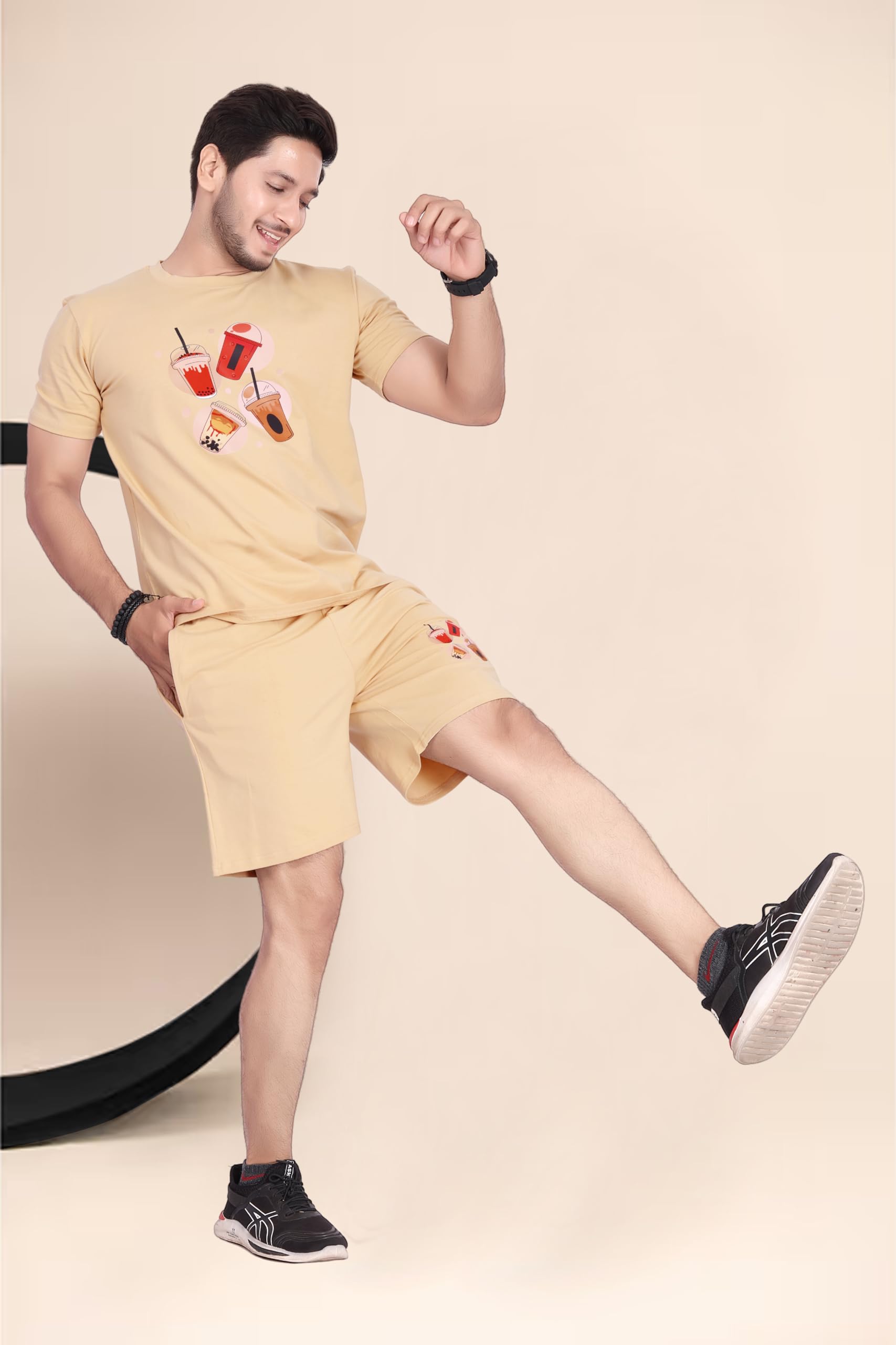 HOODMASTAR Men Cotton Night Suit - Image 2