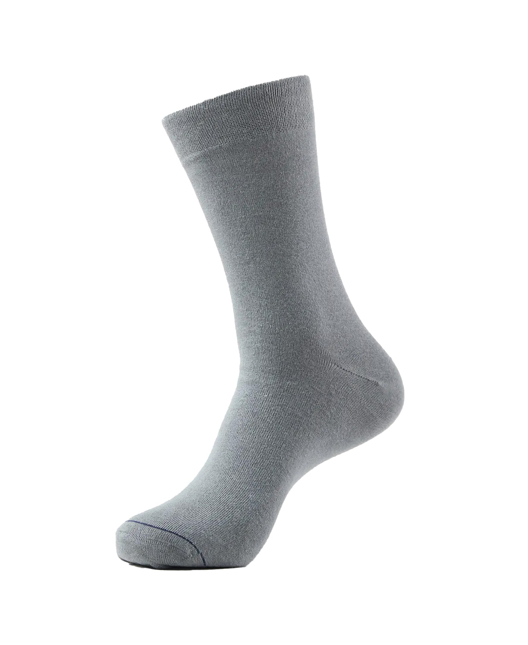 Jockey Men's Calf Length Socks - Mid Grey