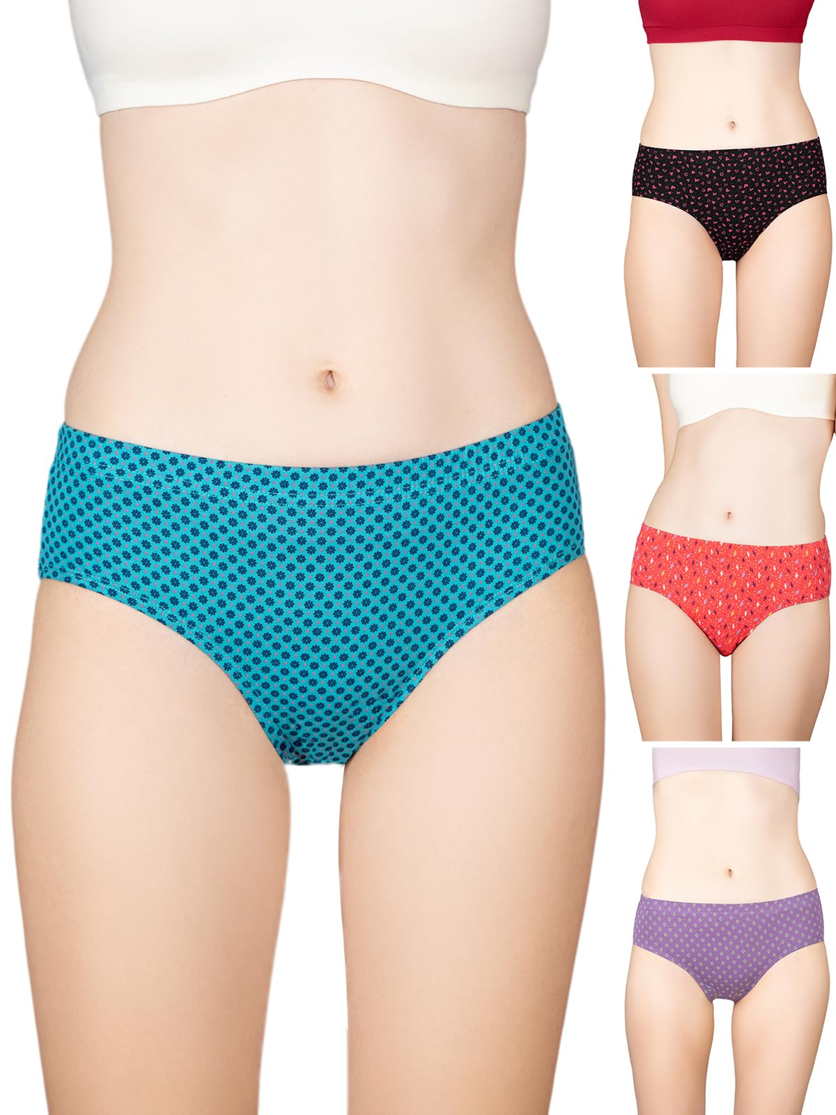 Lux Cozi Women Cotton Hipster Panties