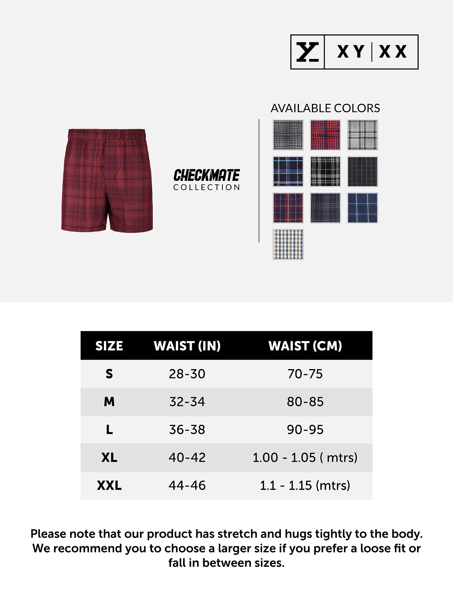 XYXX Men's Cotton Checkmate Boxer Shorts - Image 5