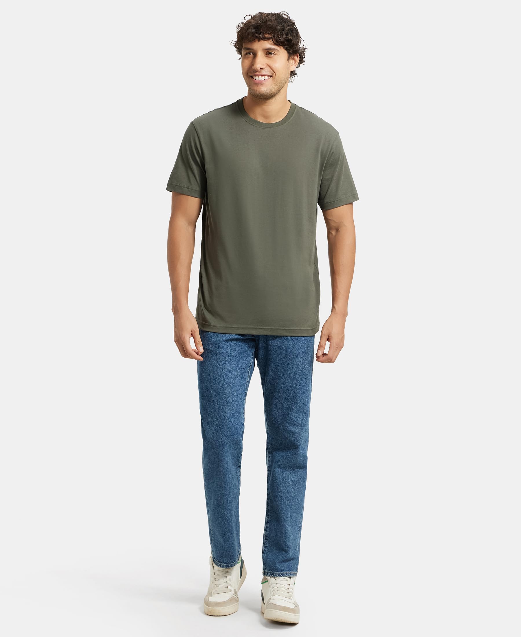 Jockey Men's T-Shirt - Deep Olive - Image 4