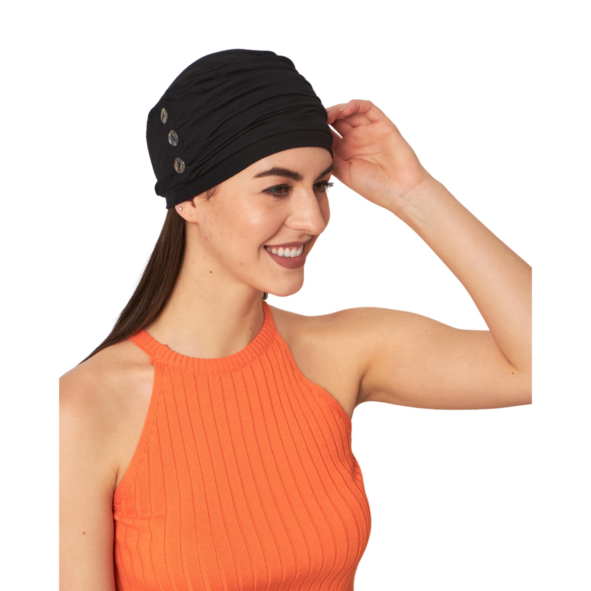 Lucie Bamboo Viscose Chemo Headscarf for Women - Image 3