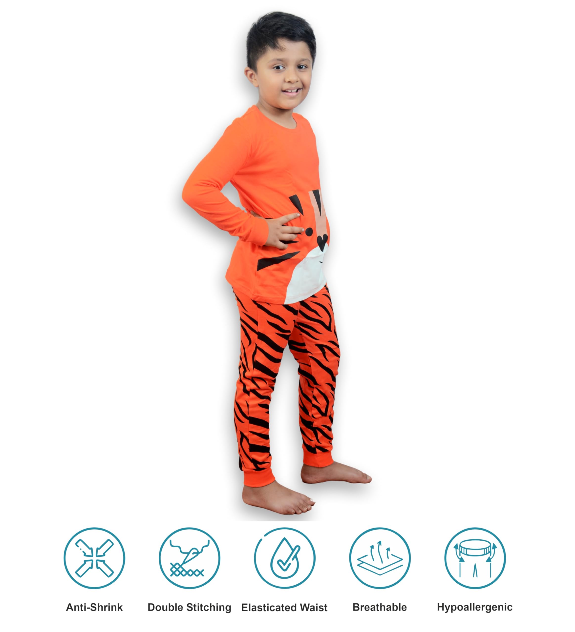 Hestia Kids Boys Night Suit Cotton - Image 4