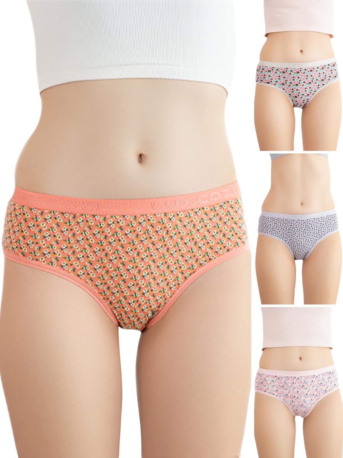 Lux Cozi Women's Printed Hipster Panties
