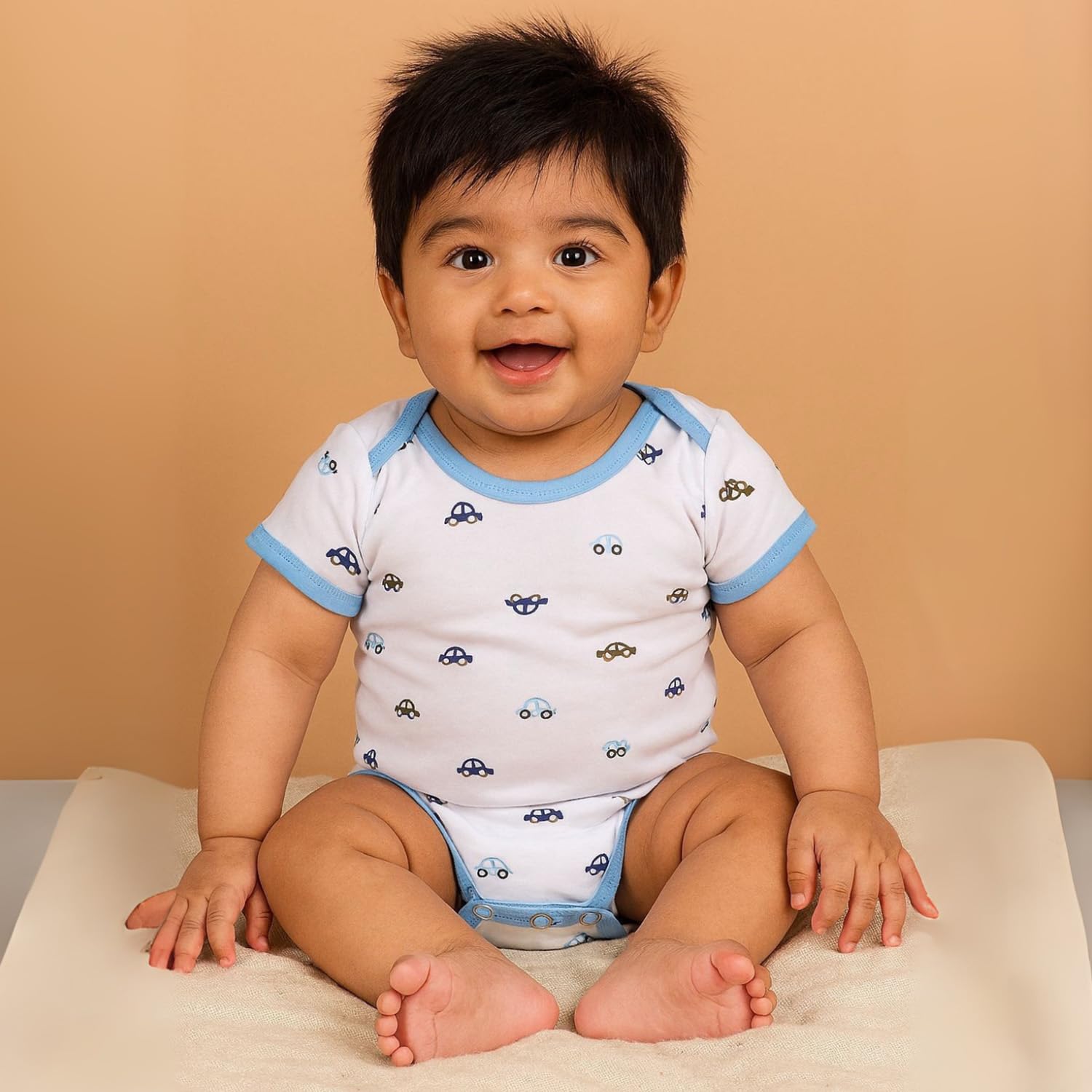 Moms Home Organic Cotton Baby Bodysuit - Image 5