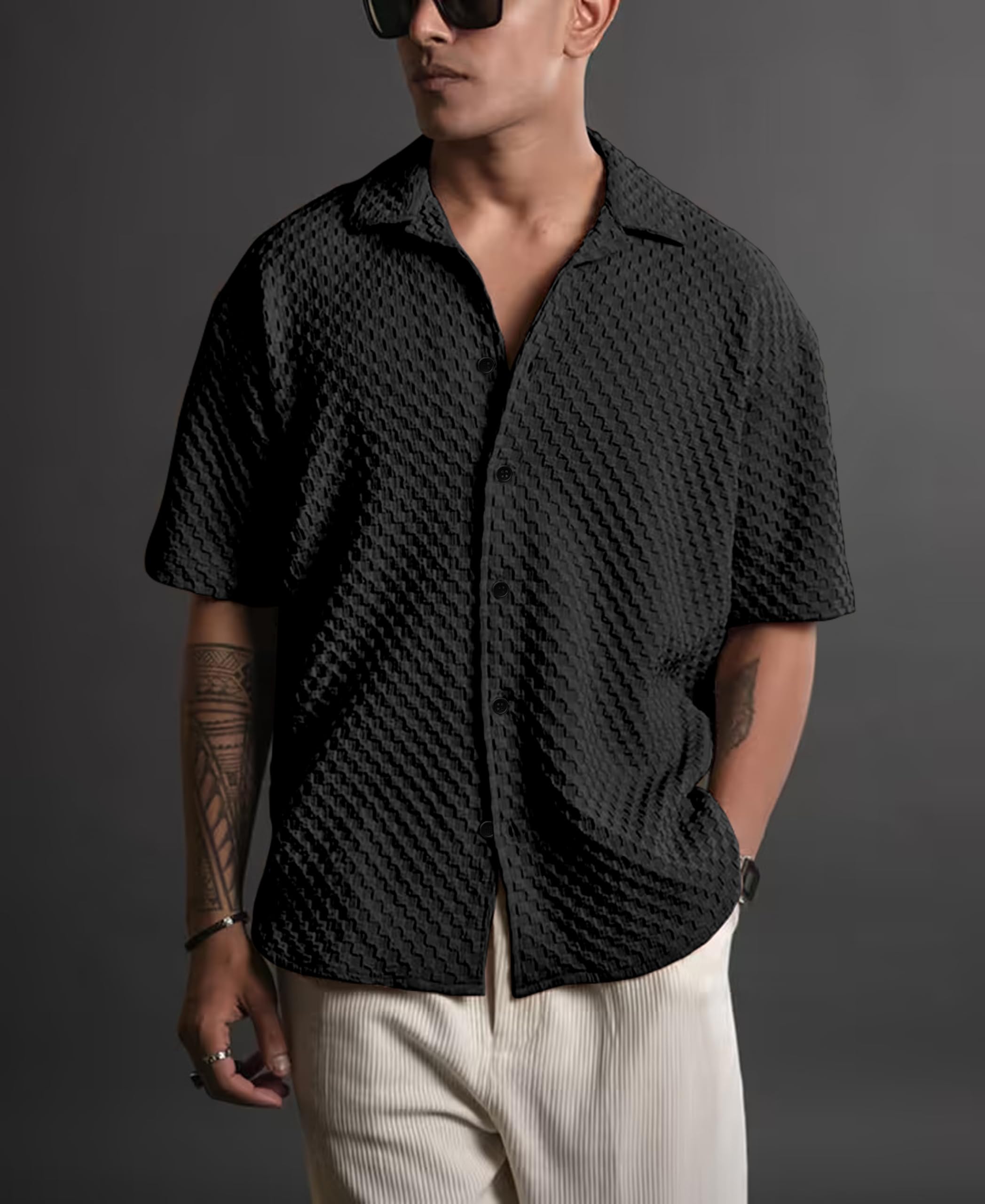 NexaFlair Casual Shirt for Men - Button Down Half Sleeve - Image 3