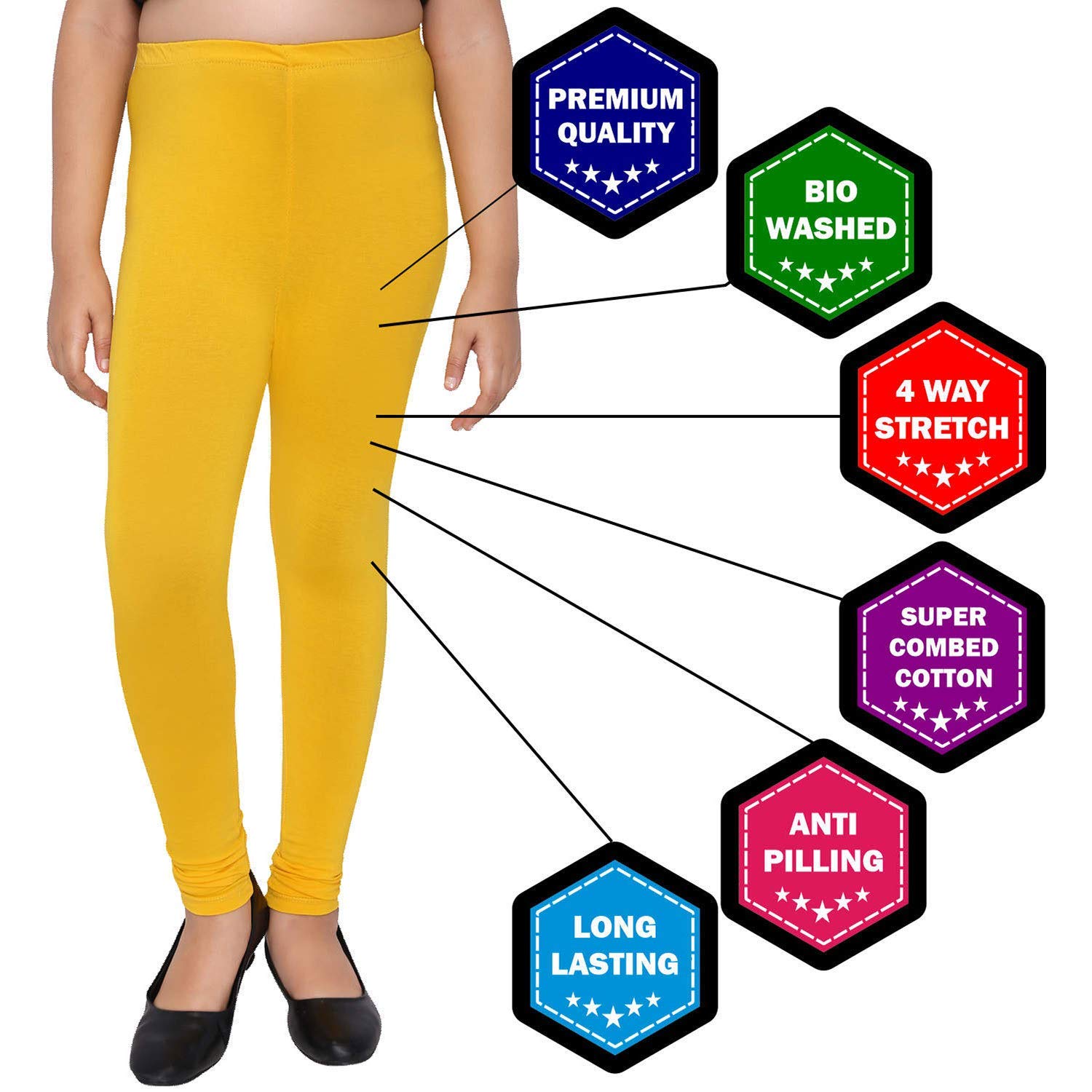 Robinbosky Girls Leggings - Black - Image 4