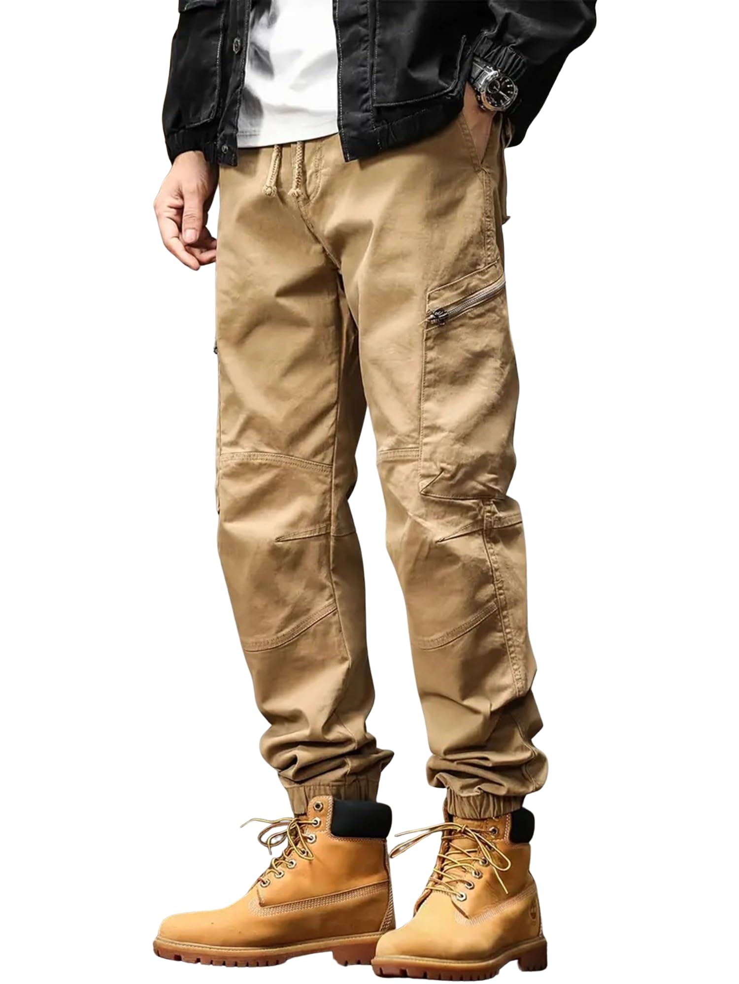 Lymio Men Loose Cargo - Khakhi Beige