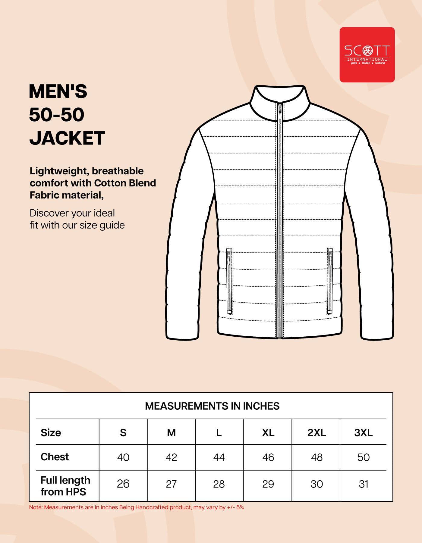 Scott Men's Polyester Full Sleeve Zip Jacket - Image 5