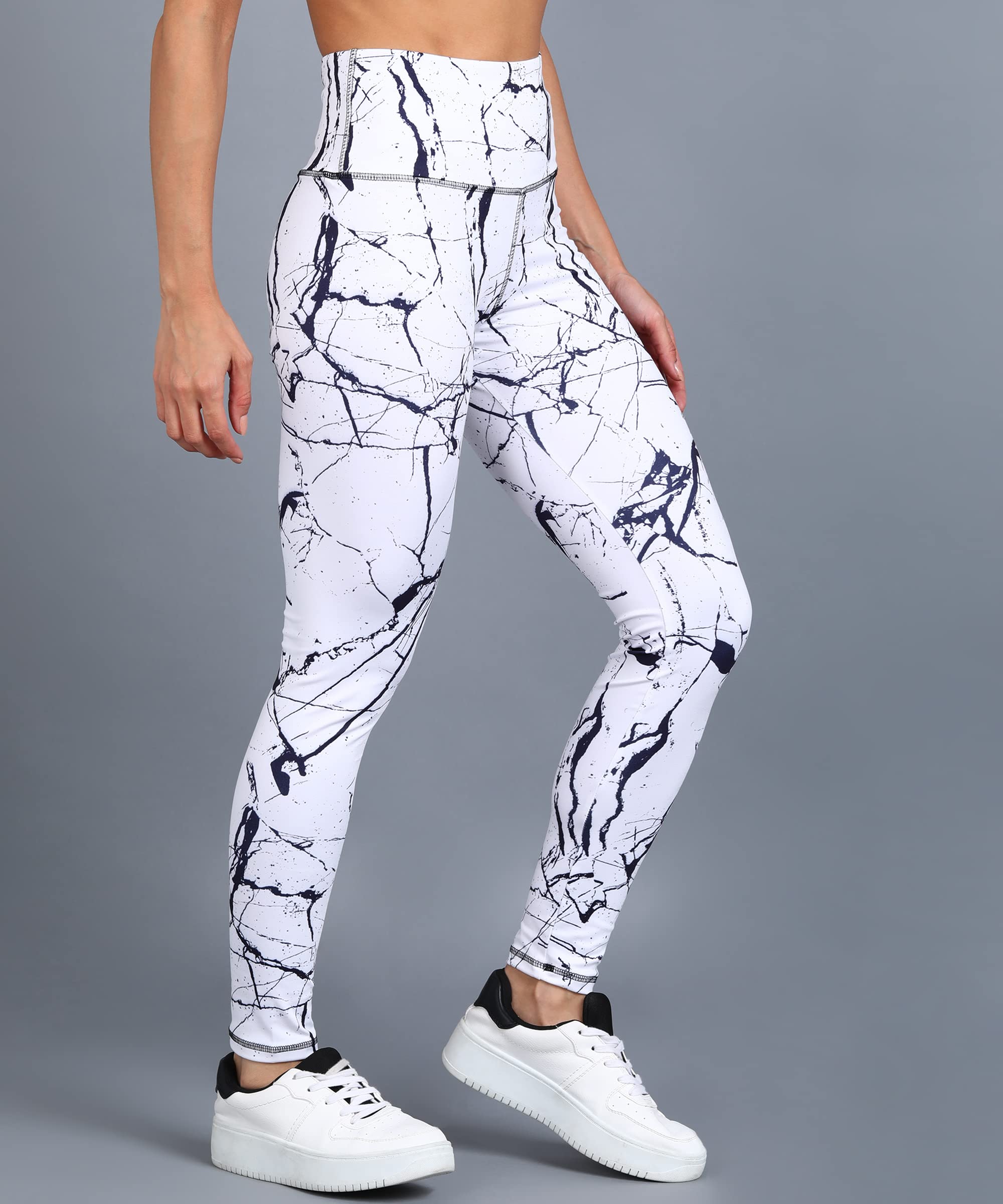 Rock Paper Scissors High Waist Yoga Pants - Image 4