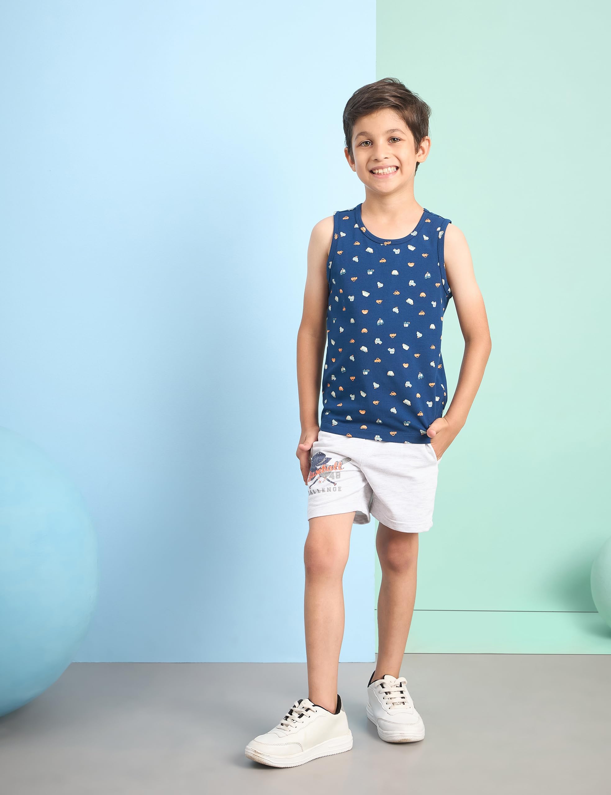 Amazon Brand Boy Graphic Print Vest - Image 5