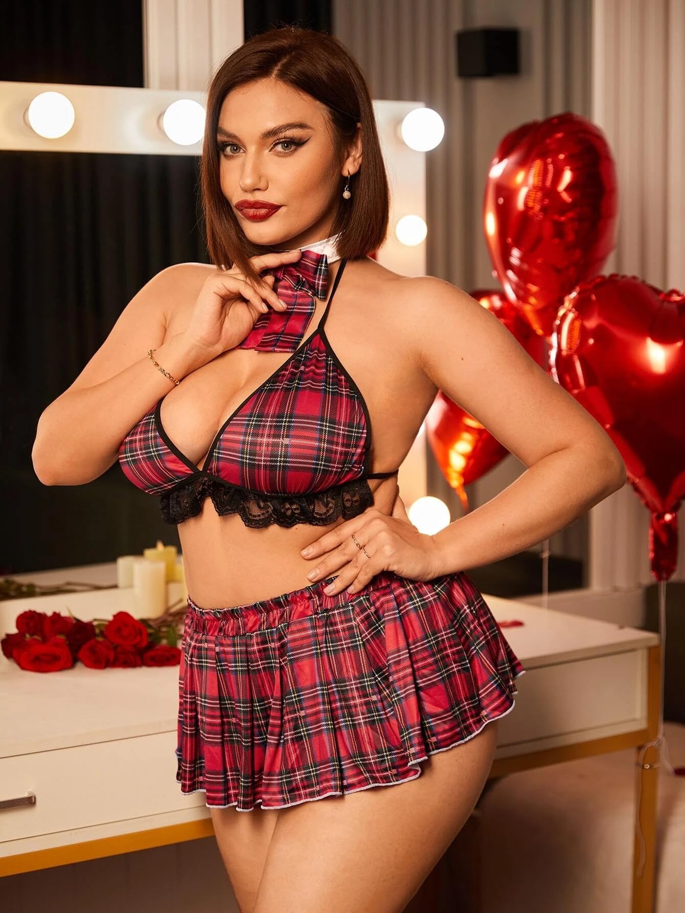 SSoShHub Polyester Women Babydoll Nightwear - Honeymoon - Image 5