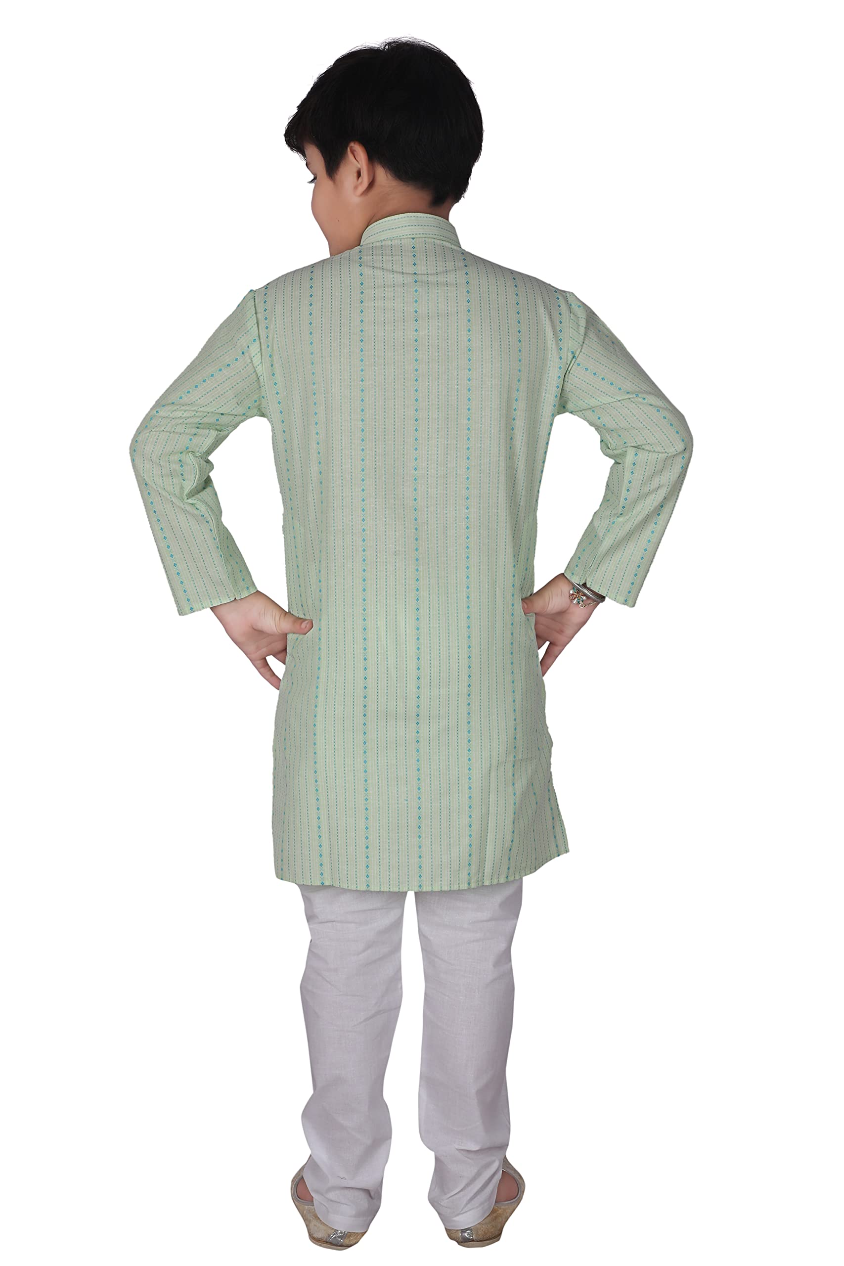 Pro-Ethic Cotton Striped Kids Kurta Pyjama for Boys - Image 2