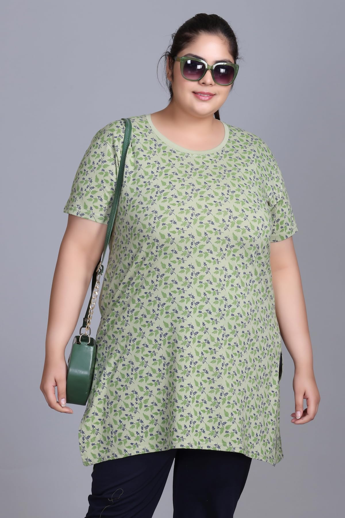 RYSH Women's Cotton Long-line Printed T-Shirt - Image 4