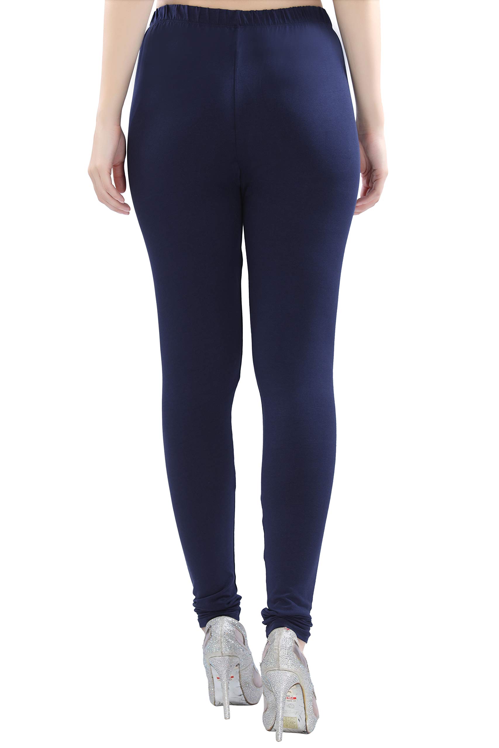 TRASA Churidar Leggings for Women - Solid - Image 5