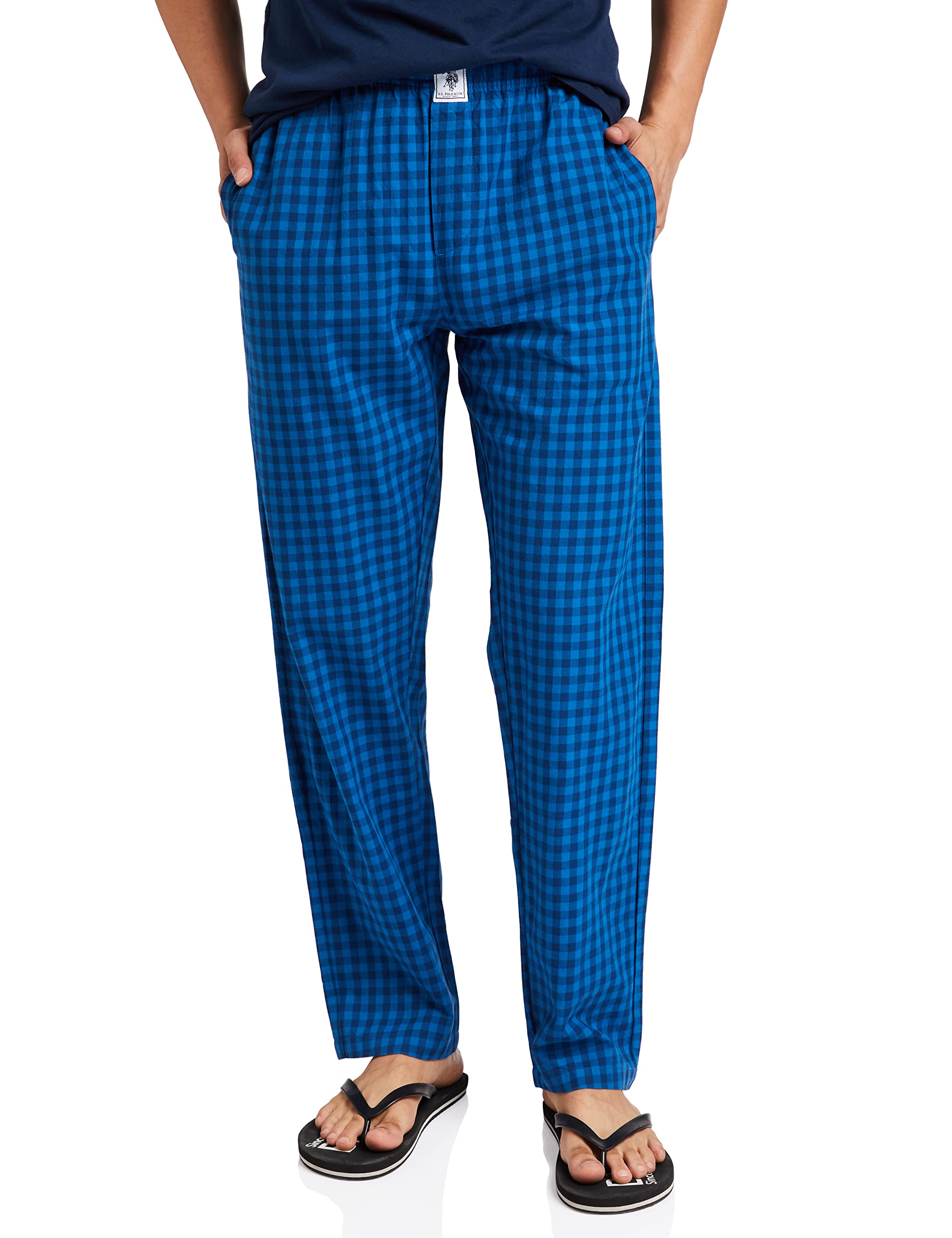 U.S. Polo Assn. Men's Check Track Pants