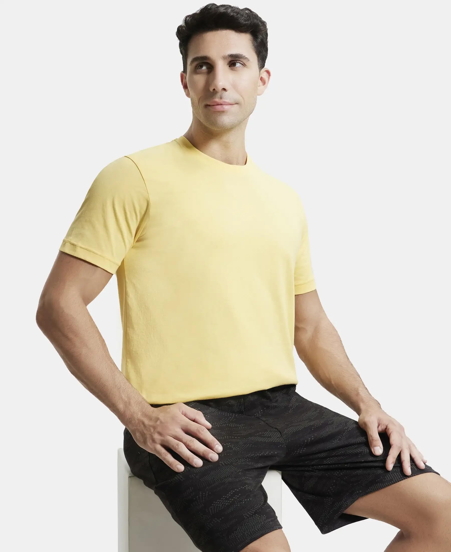 Jockey Men's T-Shirt - Corn Silk - Image 5