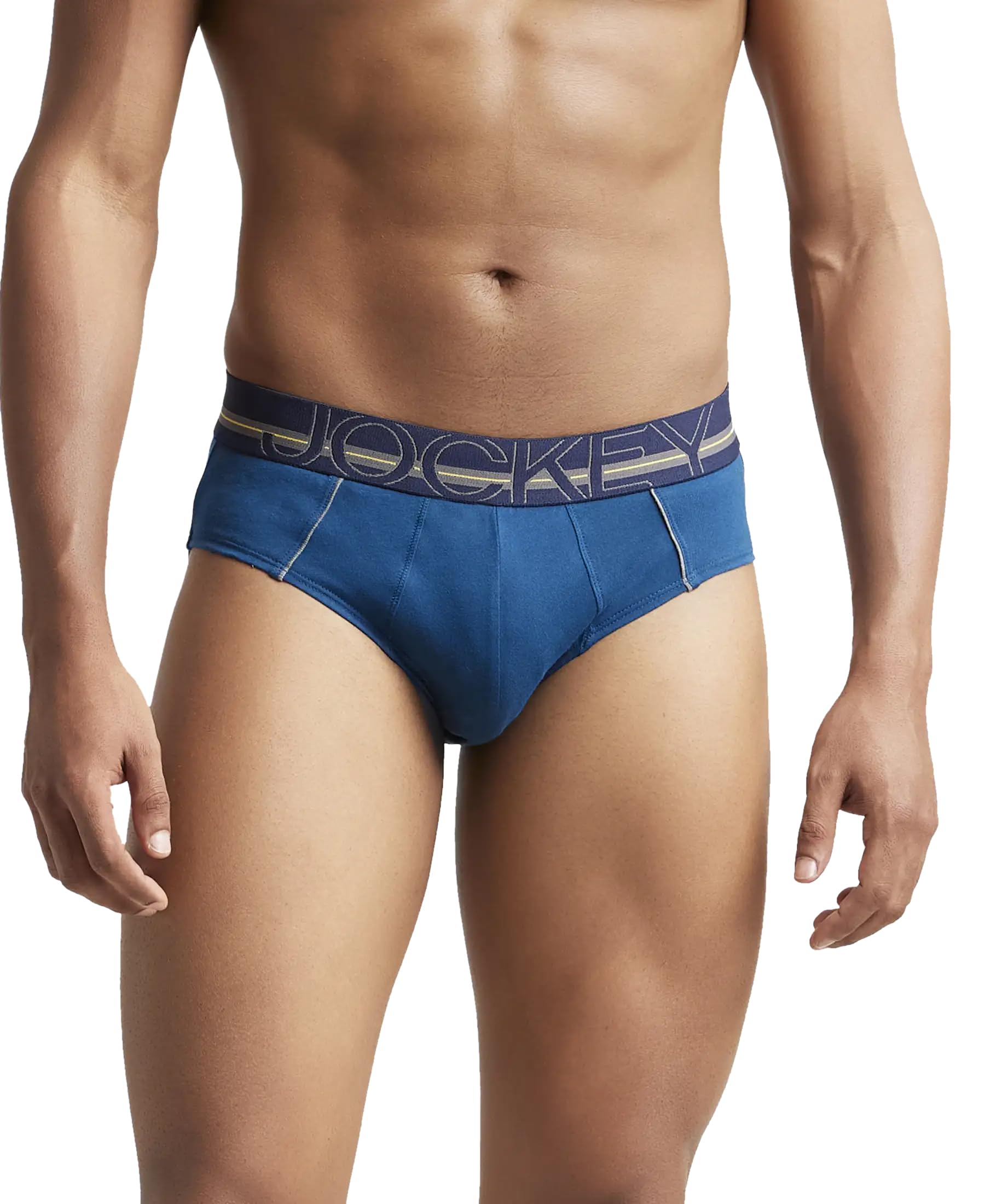 Jockey Men's Cotton Briefs - Blue