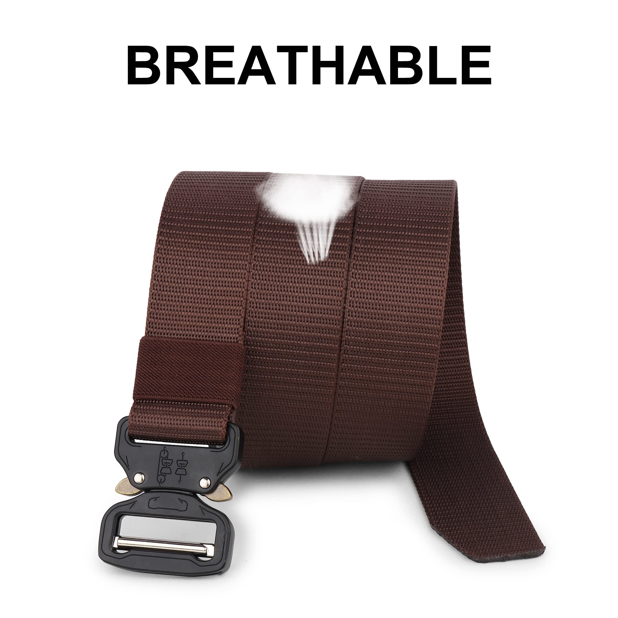 ZORO Men's Nylon Belt - Brown - Image 3