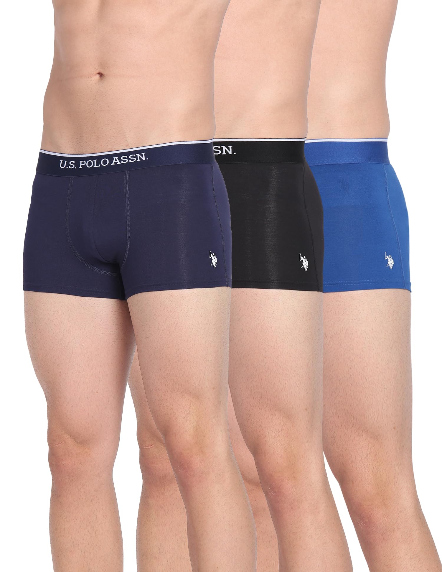 U. S. POLO ASSN. Mens Anti Microbial Cotton Underwear Trunk
