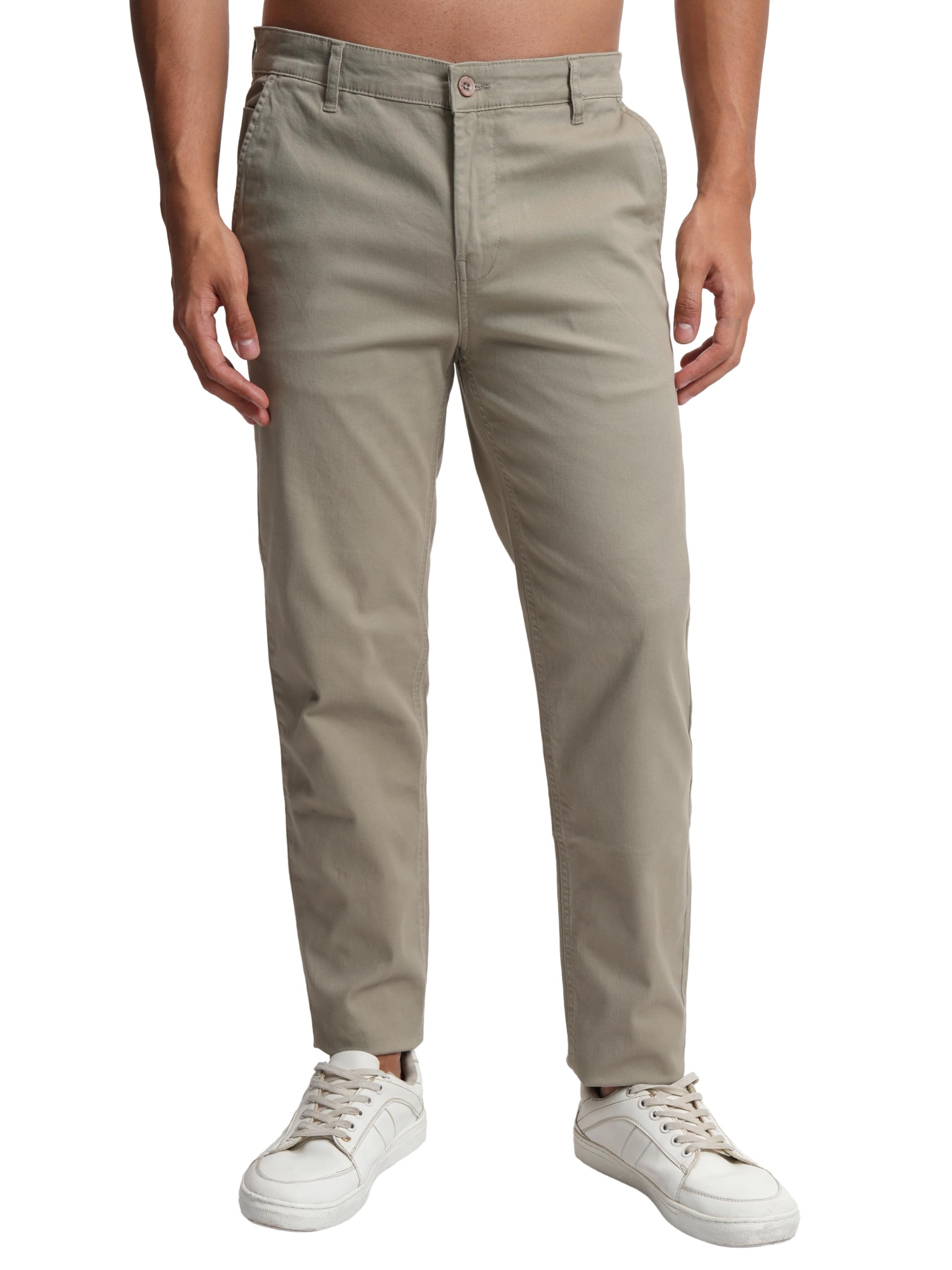 Highlander Men's Brown Chinos
