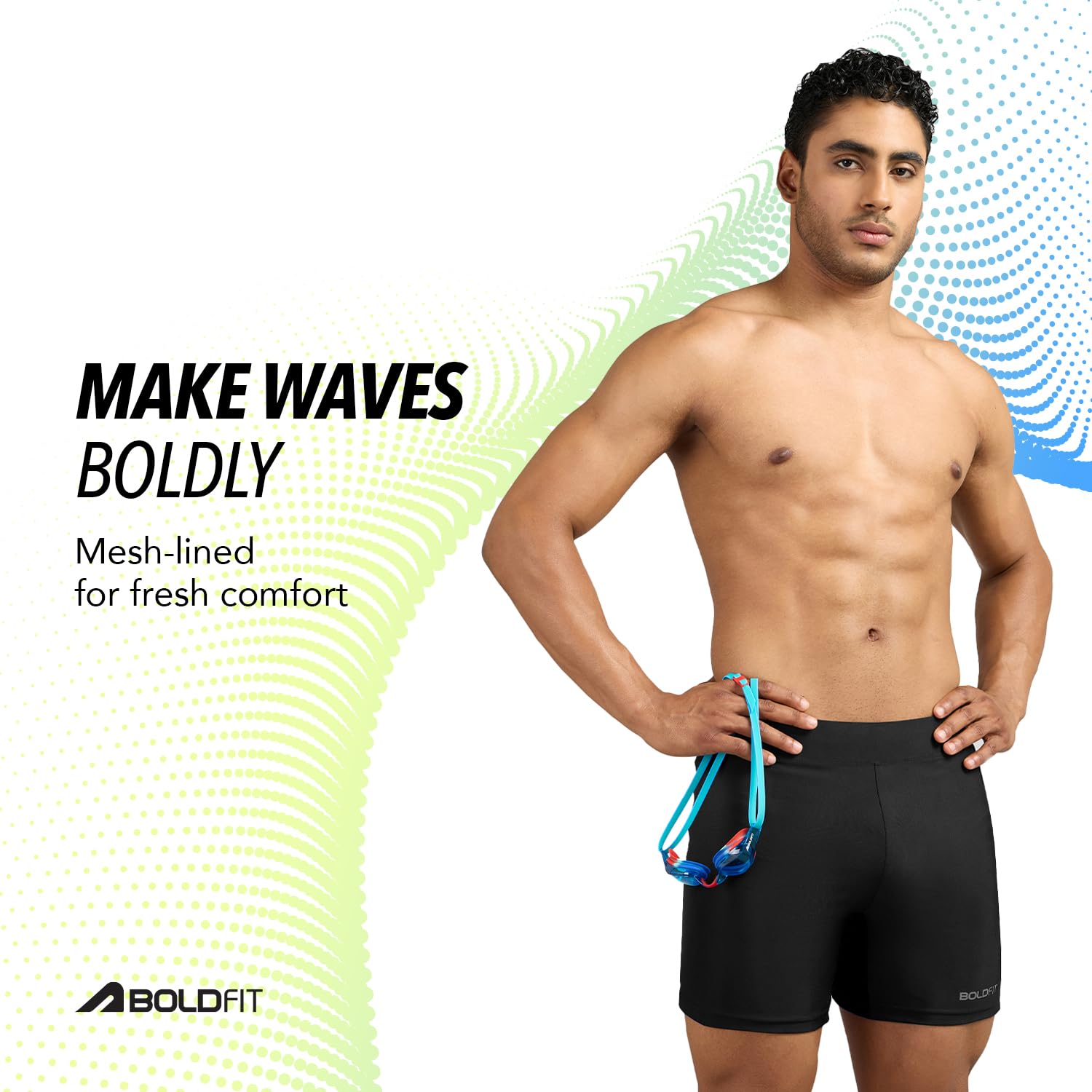 Boldfit Men's Modern Shorts - Black - Image 3