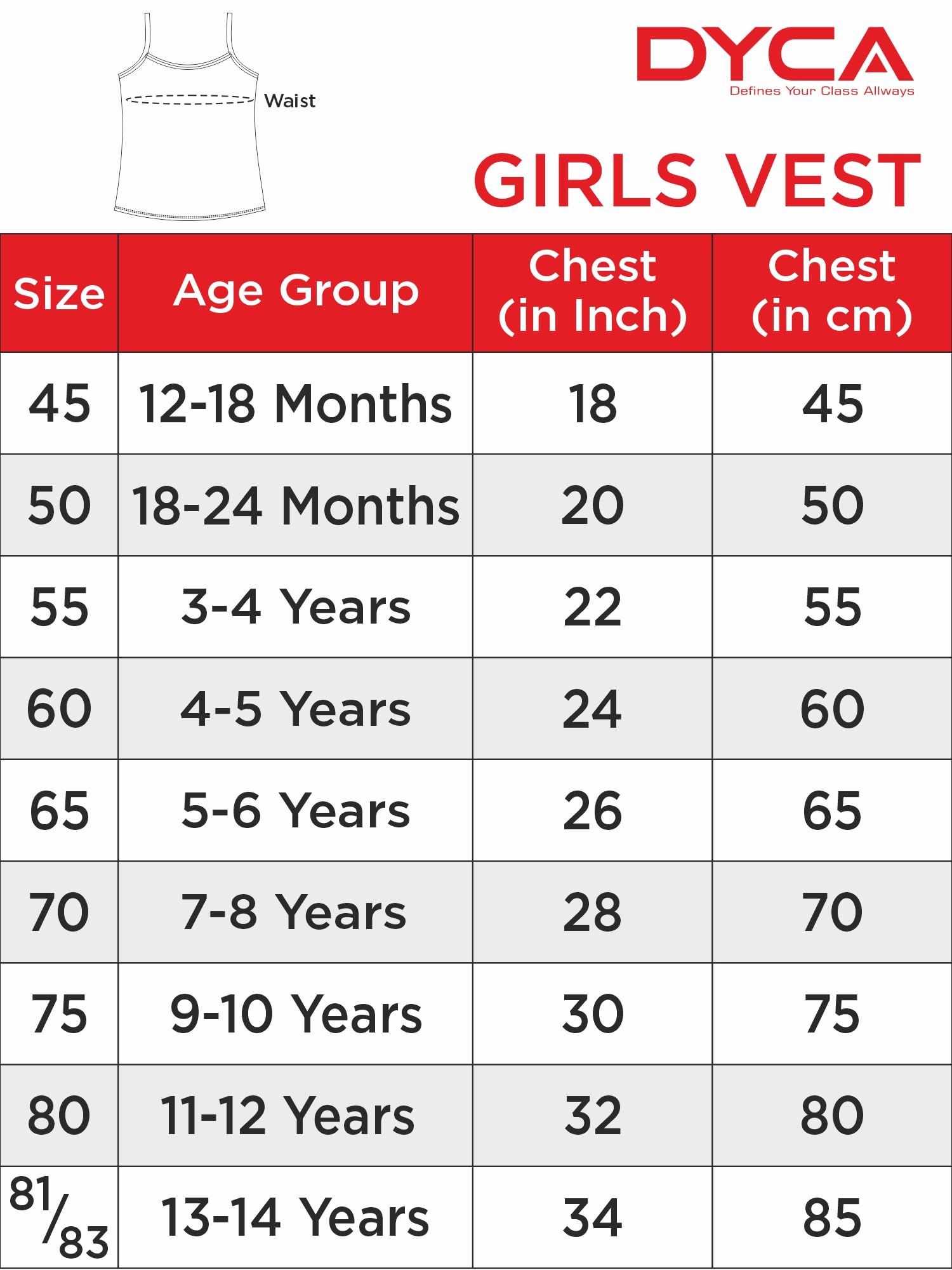 DYCA Girls Sleeveless Printed Vest - Image 4