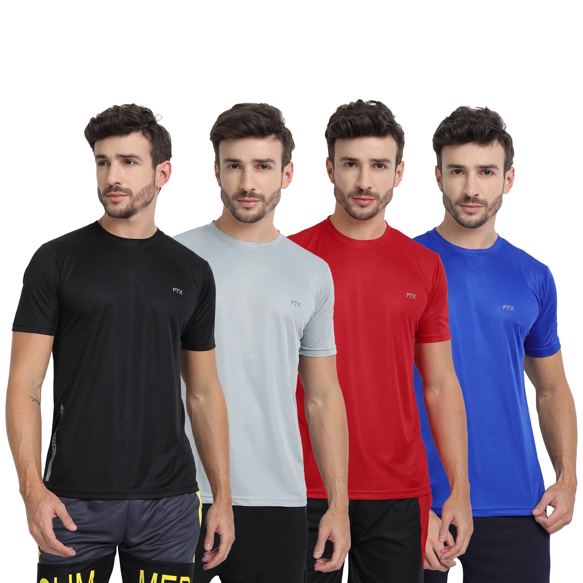 FTX Men's Polyester T-Shirts - Multicolor