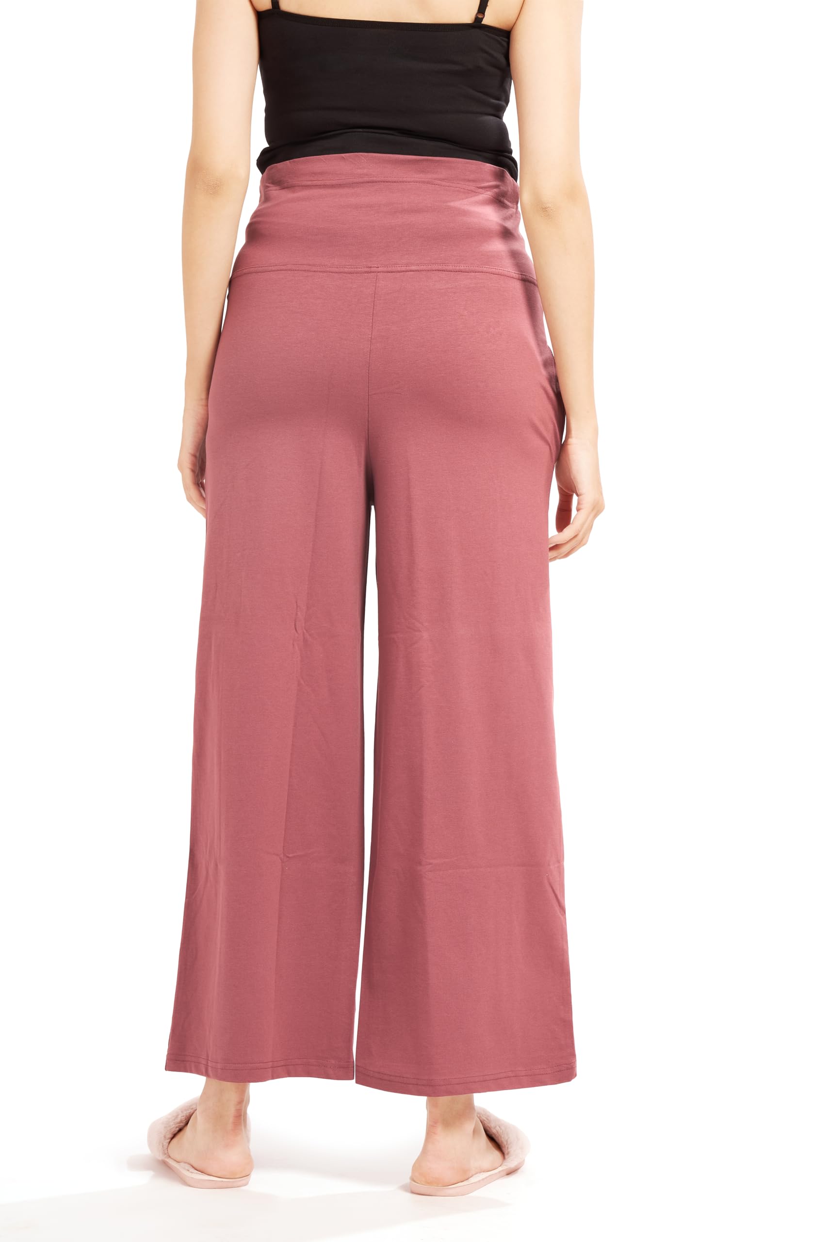 GarbGlide Maternity Pants for Women - Cotton Lycra - Image 2