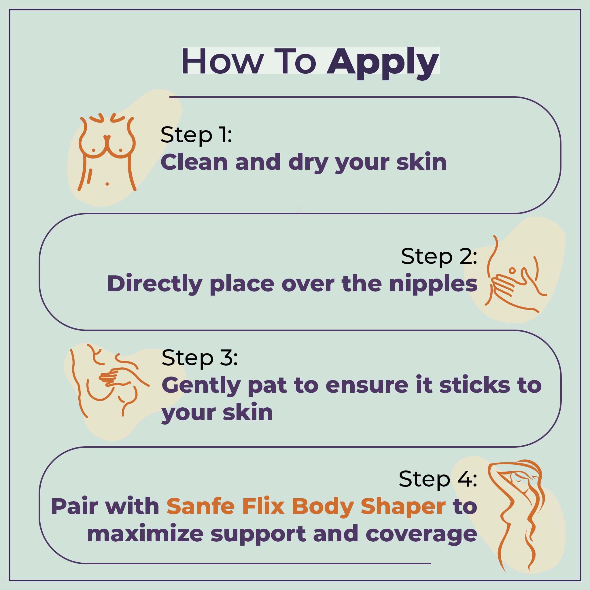 Sanfe Flix Reusable Silicone Nipple Cover - Image 5