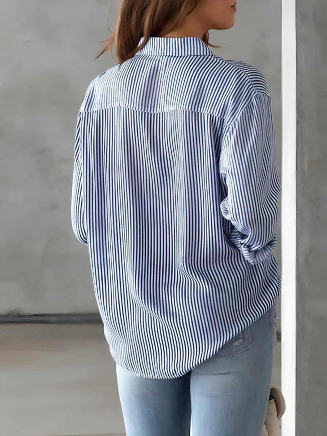 GarbGlide Women Striped Shirt - Image 2