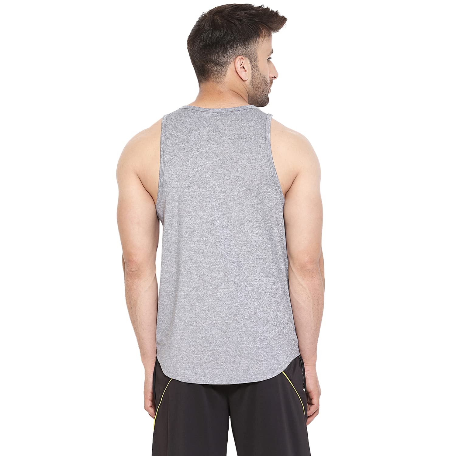 CHKOKKO Men Gym Tank Top - Grey - Image 3