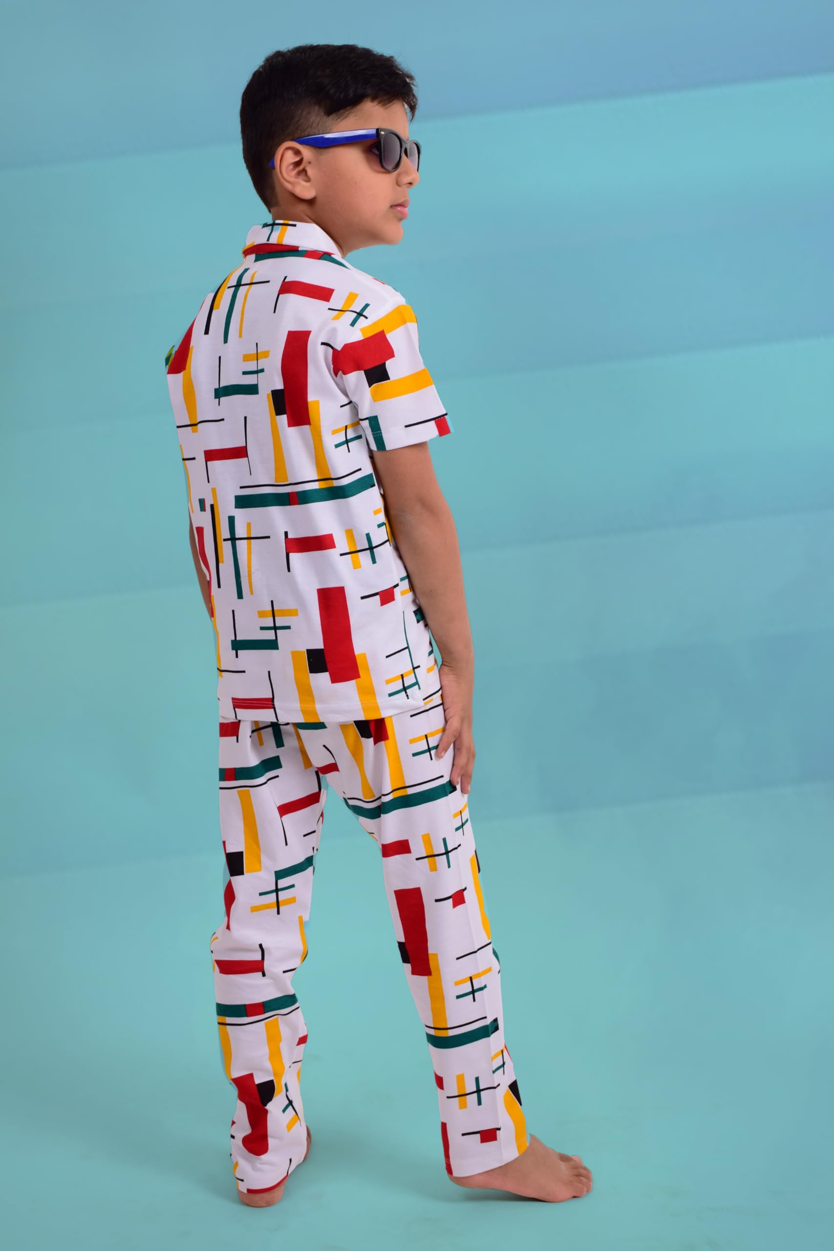 3BROS Kids Multicolor Nightwear Pyjama Set - Image 2