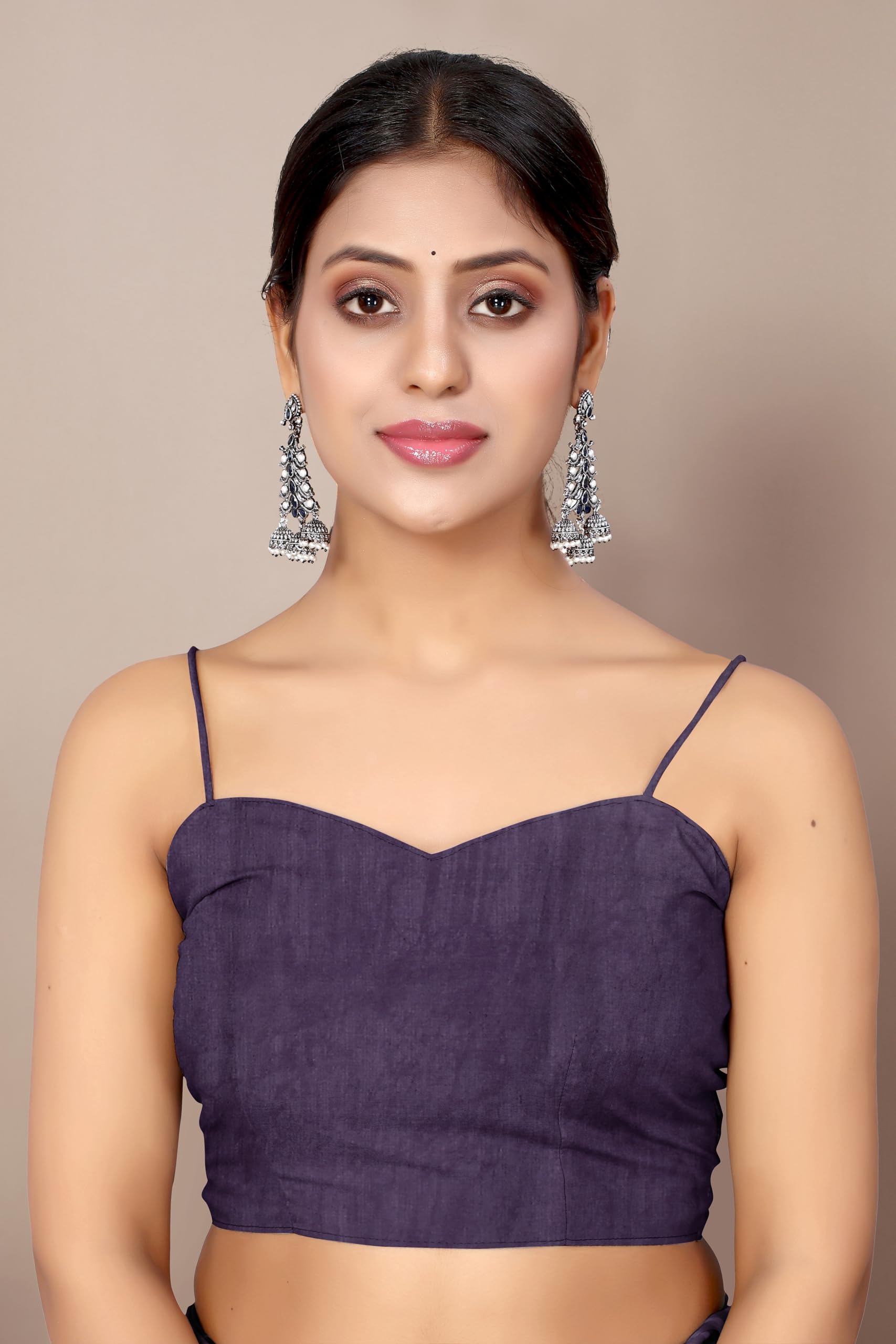 MIRCHI FASHION Chiffon Georgette Floral Saree for Women - Dark Lav - Image 5