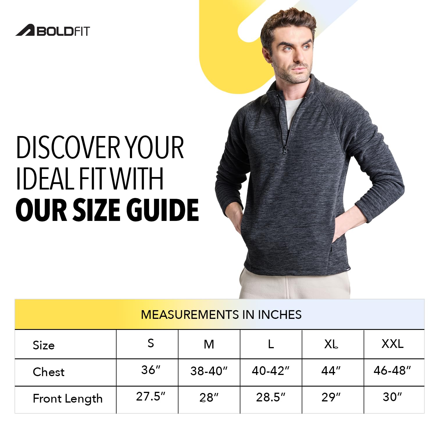 Boldfit Men's Tailored Fit Sweatshirt - Blue - Image 2