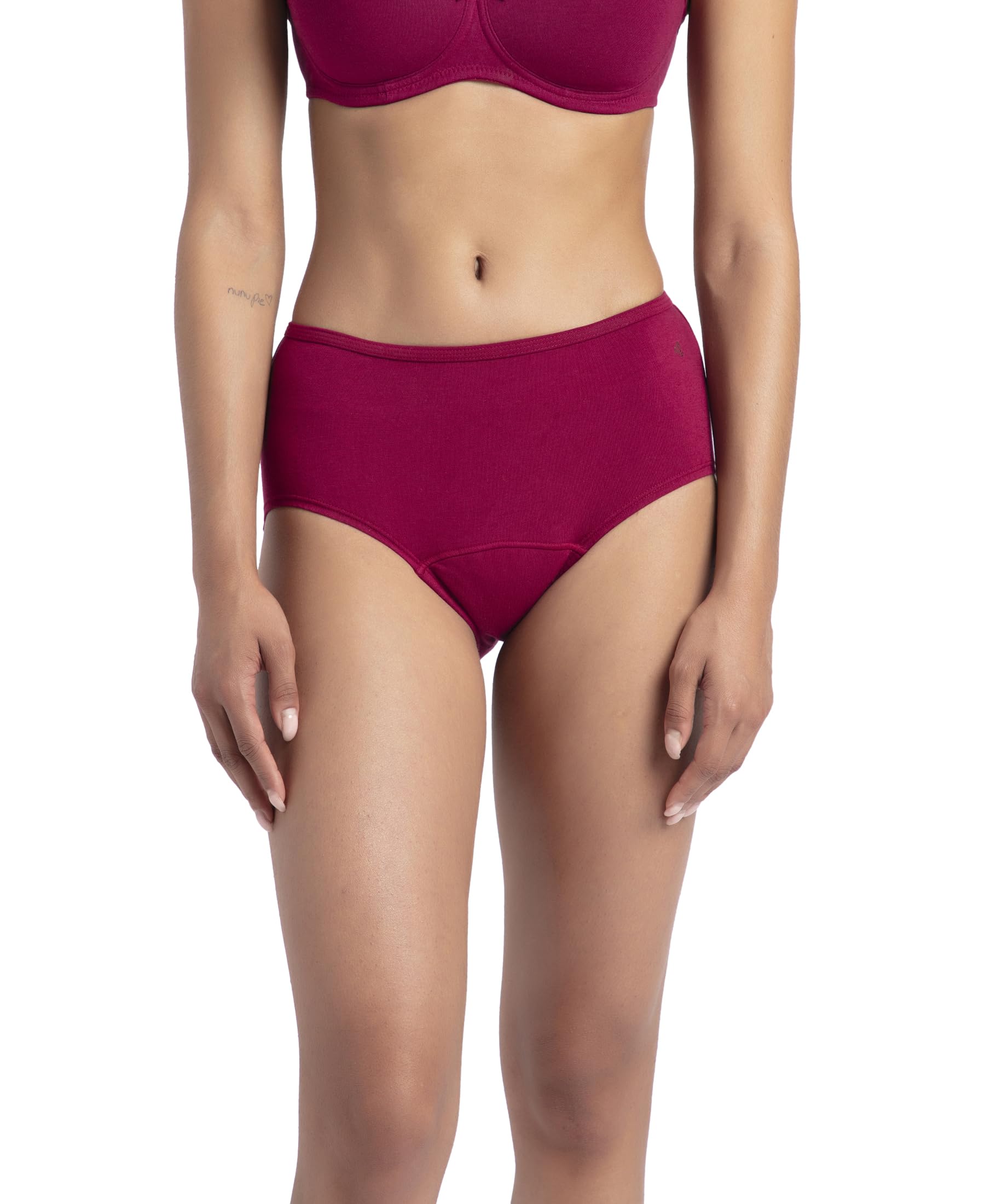 Jockey Women's Period Panty - Beet Red