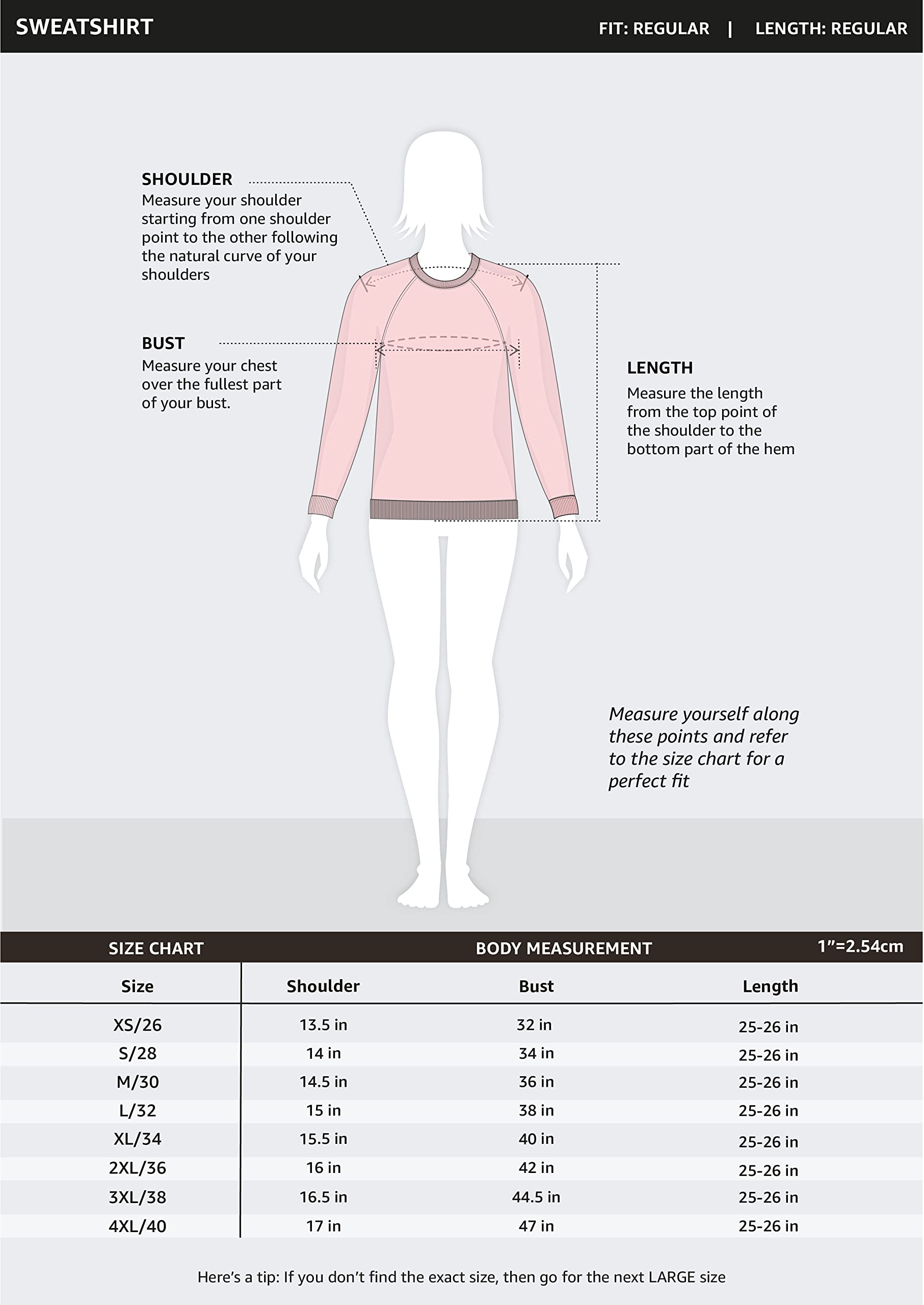 Amazon Women's Cotton Blend Sweatshirt - Jet Black - Image 5