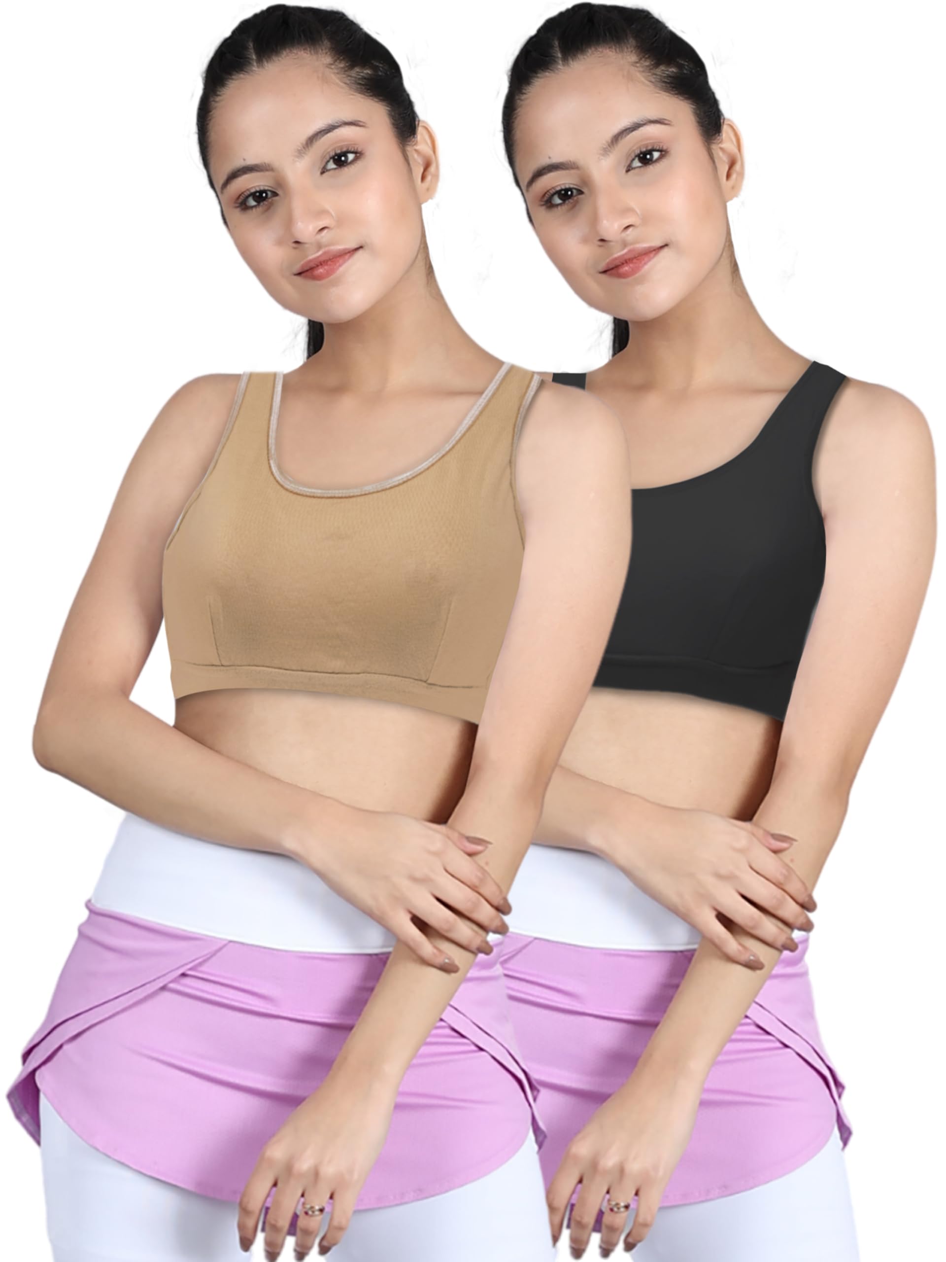 DChica Cotton Sports Bra for Girls - Image 3