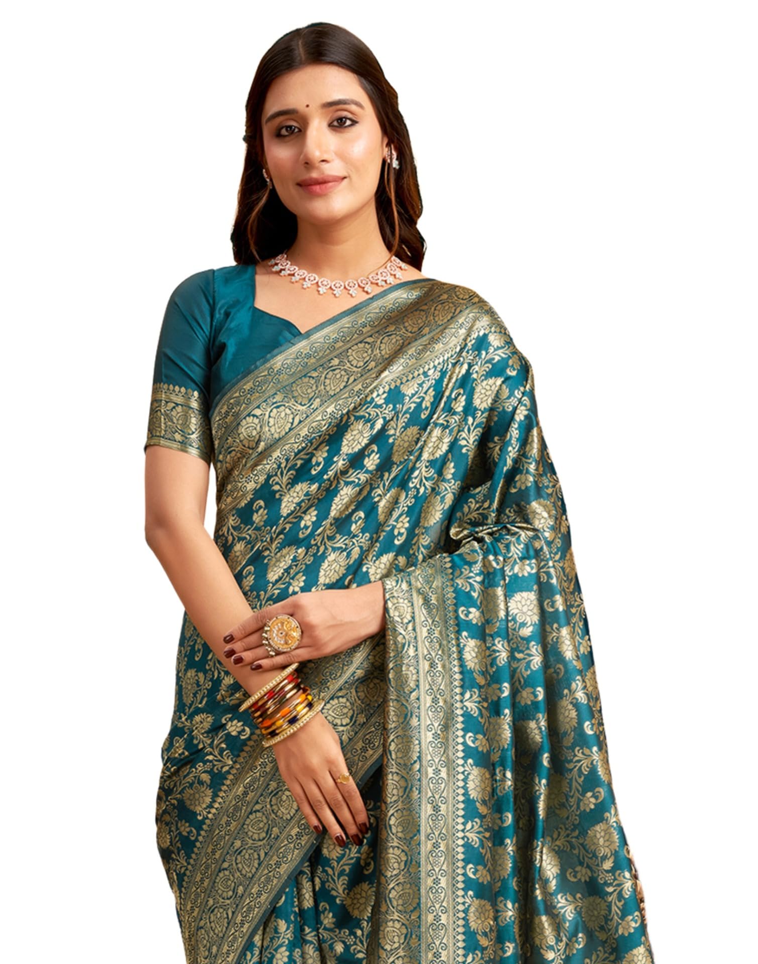 SIRIL Women's Kanjivaram Silk Saree