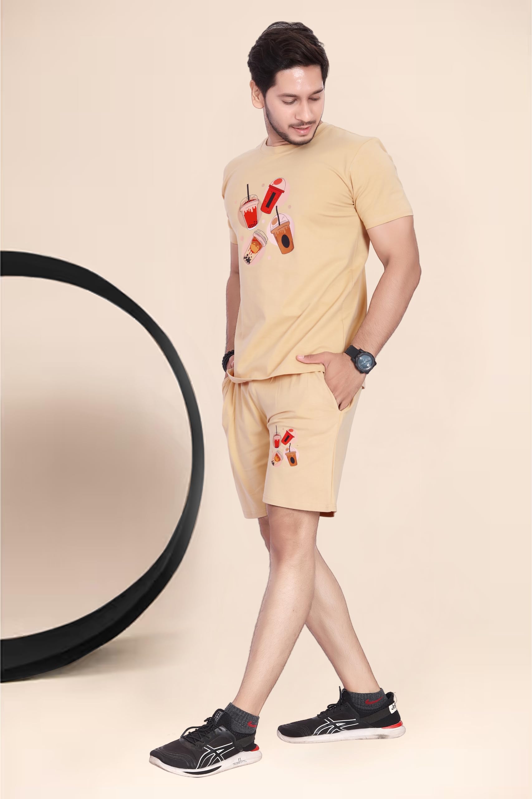 HOODMASTAR Men Cotton Night Suit - Image 5